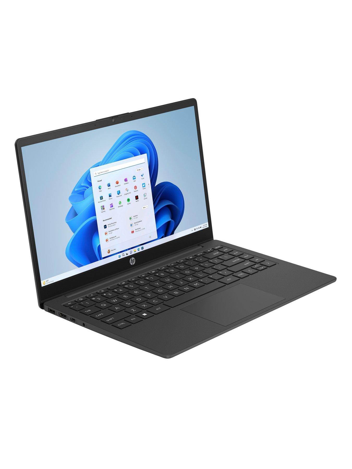 Image 2 of 5 of HP Laptop 14-em0018na&nbsp;- 14in HD,&nbsp;AMD Athlon Silver 7120U, 4GB RAM, 128GB SSD&nbsp;- Black