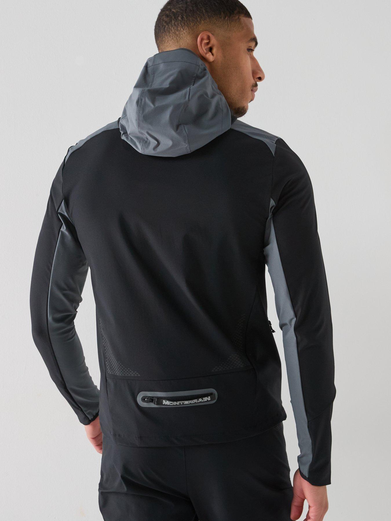 Image 2 of 6 of Monterrain Mens Dynamic 2.0 Woven Hoodie - Black