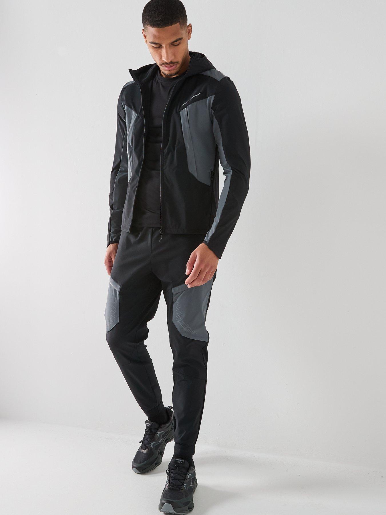 Image 3 of 6 of Monterrain Mens Dynamic 2.0 Woven Hoodie - Black