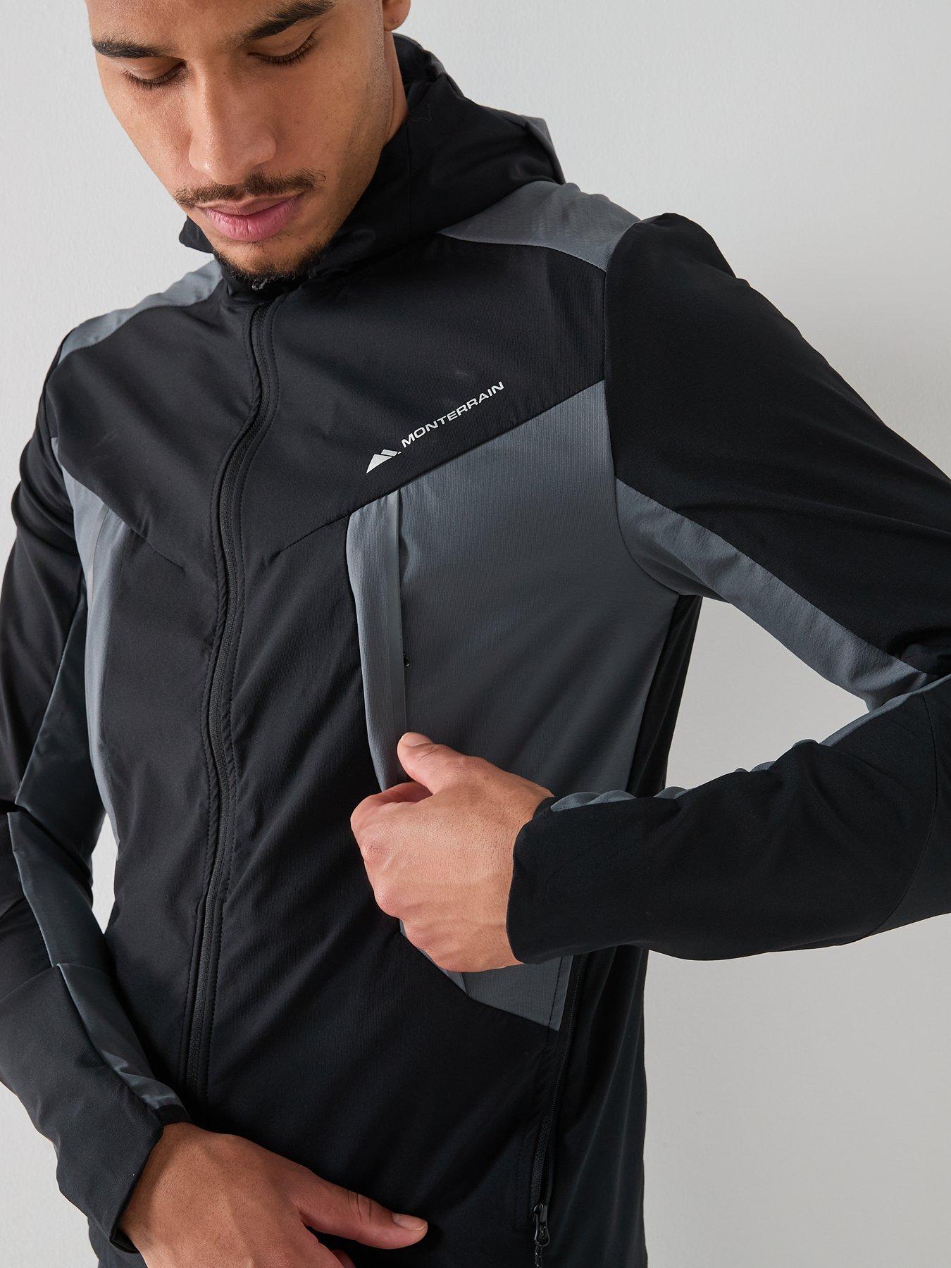 Image 4 of 6 of Monterrain Mens Dynamic 2.0 Woven Hoodie - Black