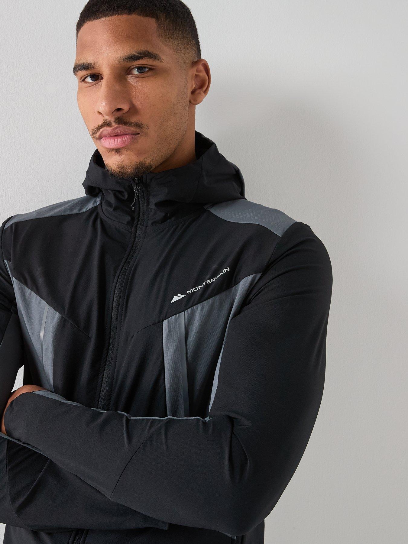 Image 5 of 6 of Monterrain Mens Dynamic 2.0 Woven Hoodie - Black