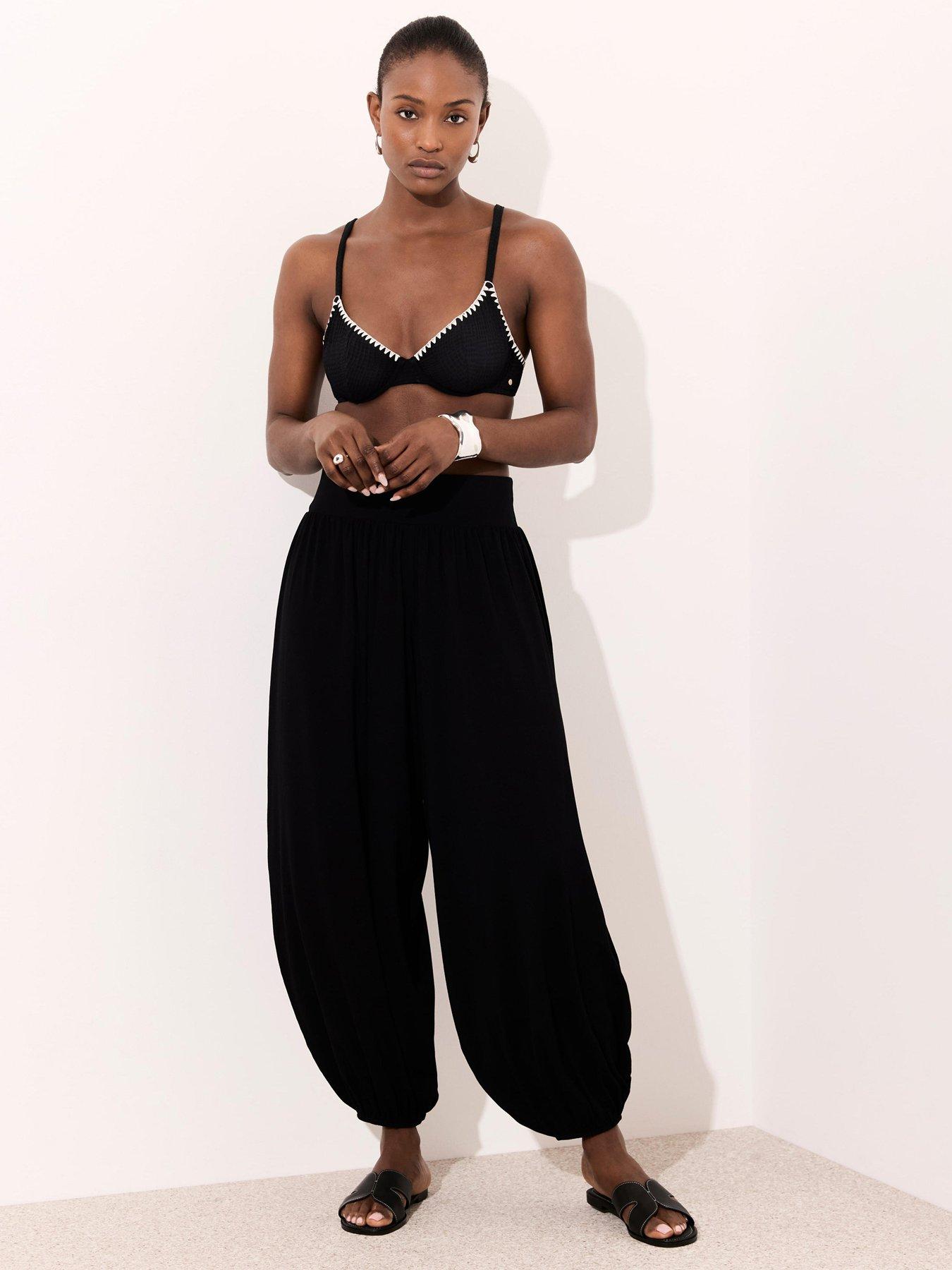 Image 2 of 6 of Mint Velvet Balloon Trouser - Black