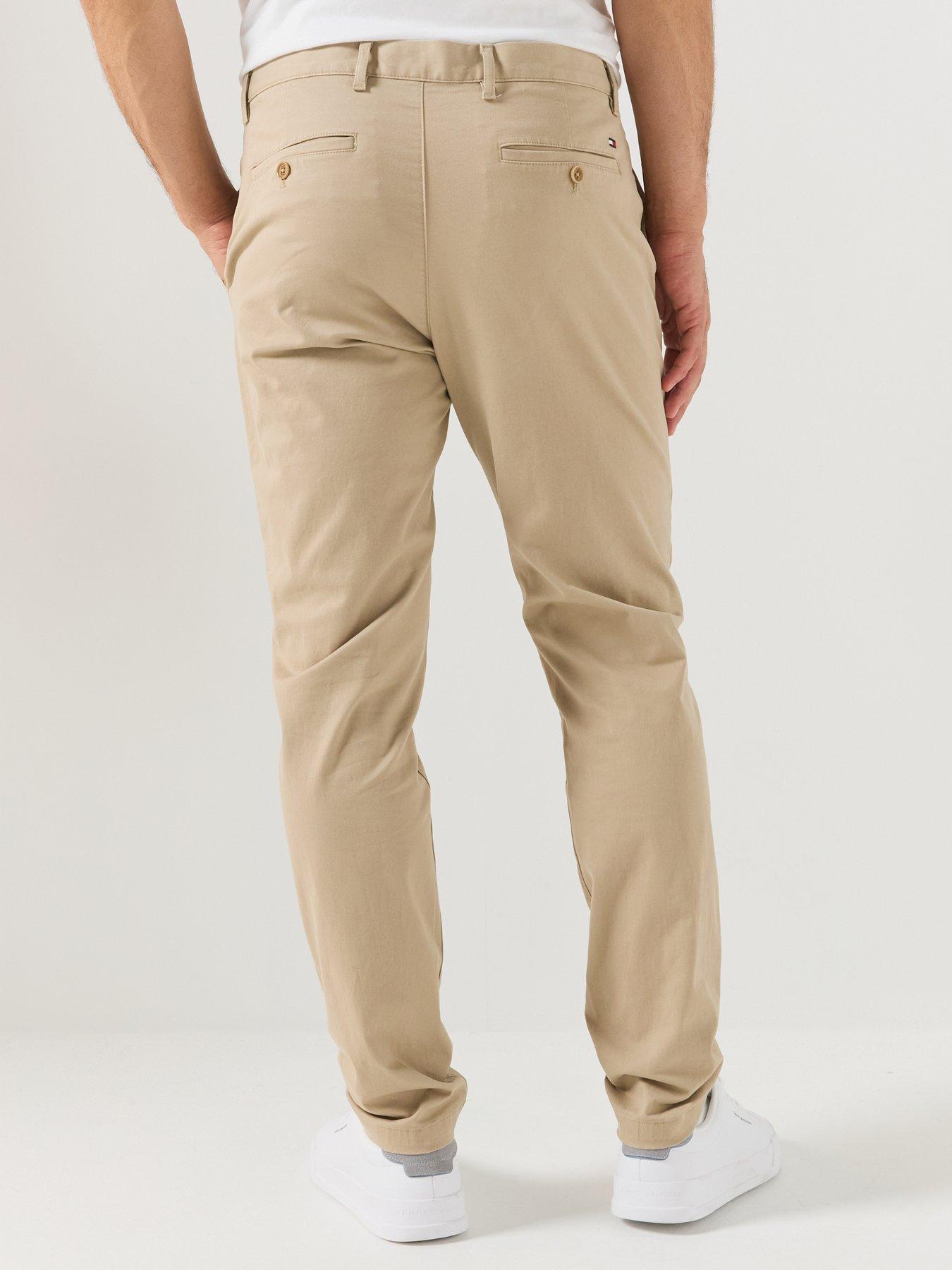 Image 2 of 4 of Tommy Hilfiger Core Harlem Essential Twill Chino Trousers - Beige