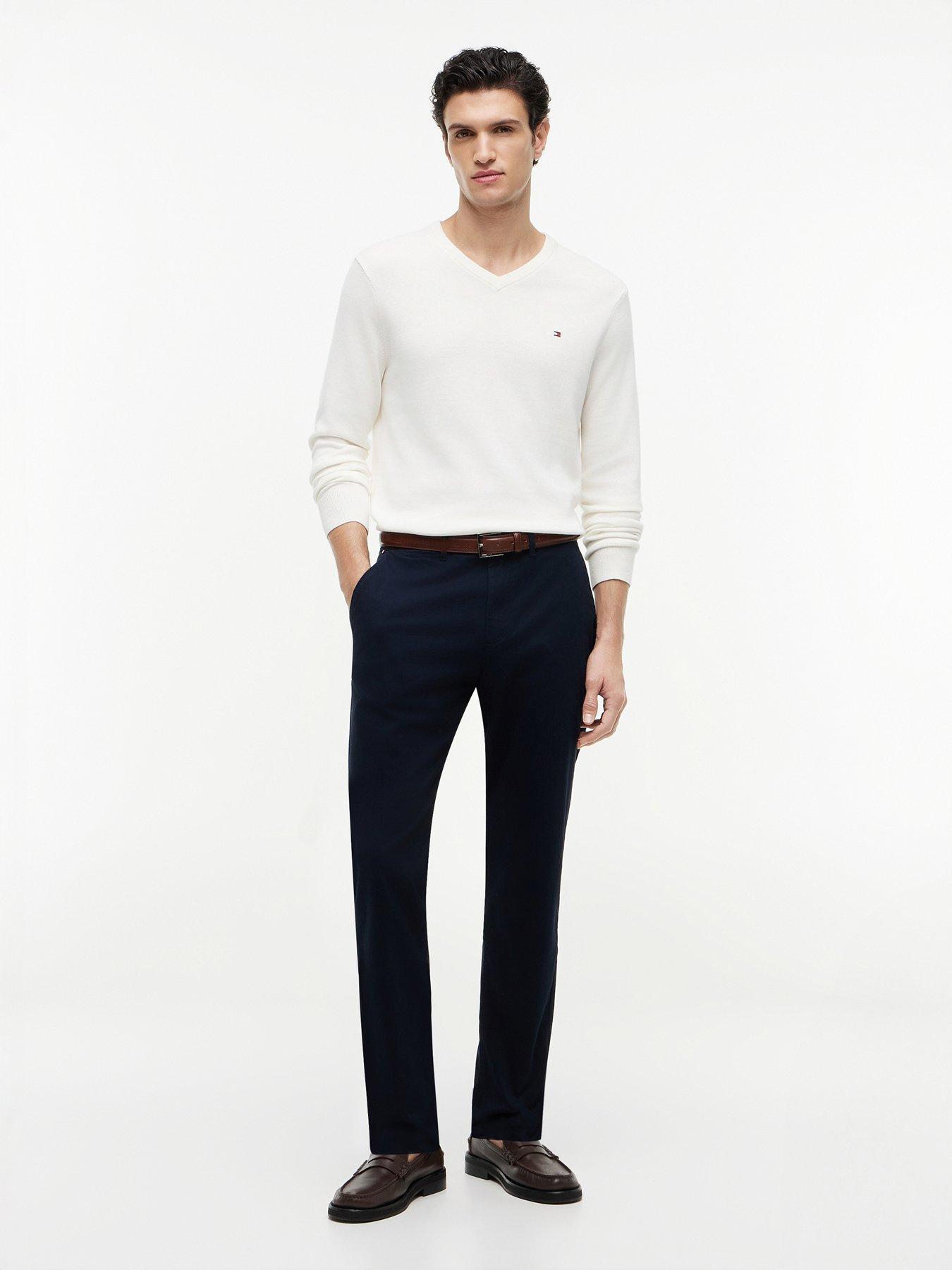 Tommy Hilfiger Core Harlem Essential Twill Chino Trousers - Navy