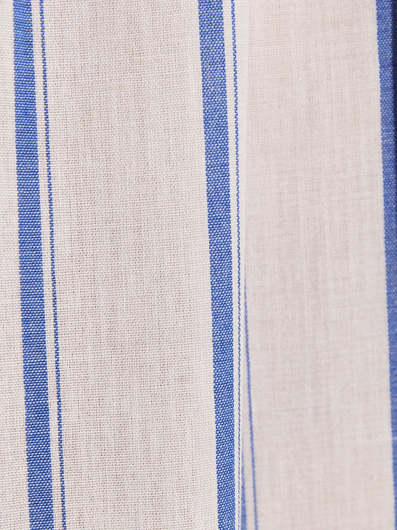Image 5 of 5 of New Look Striped Tie Back Beach Maxi Dress - Blue