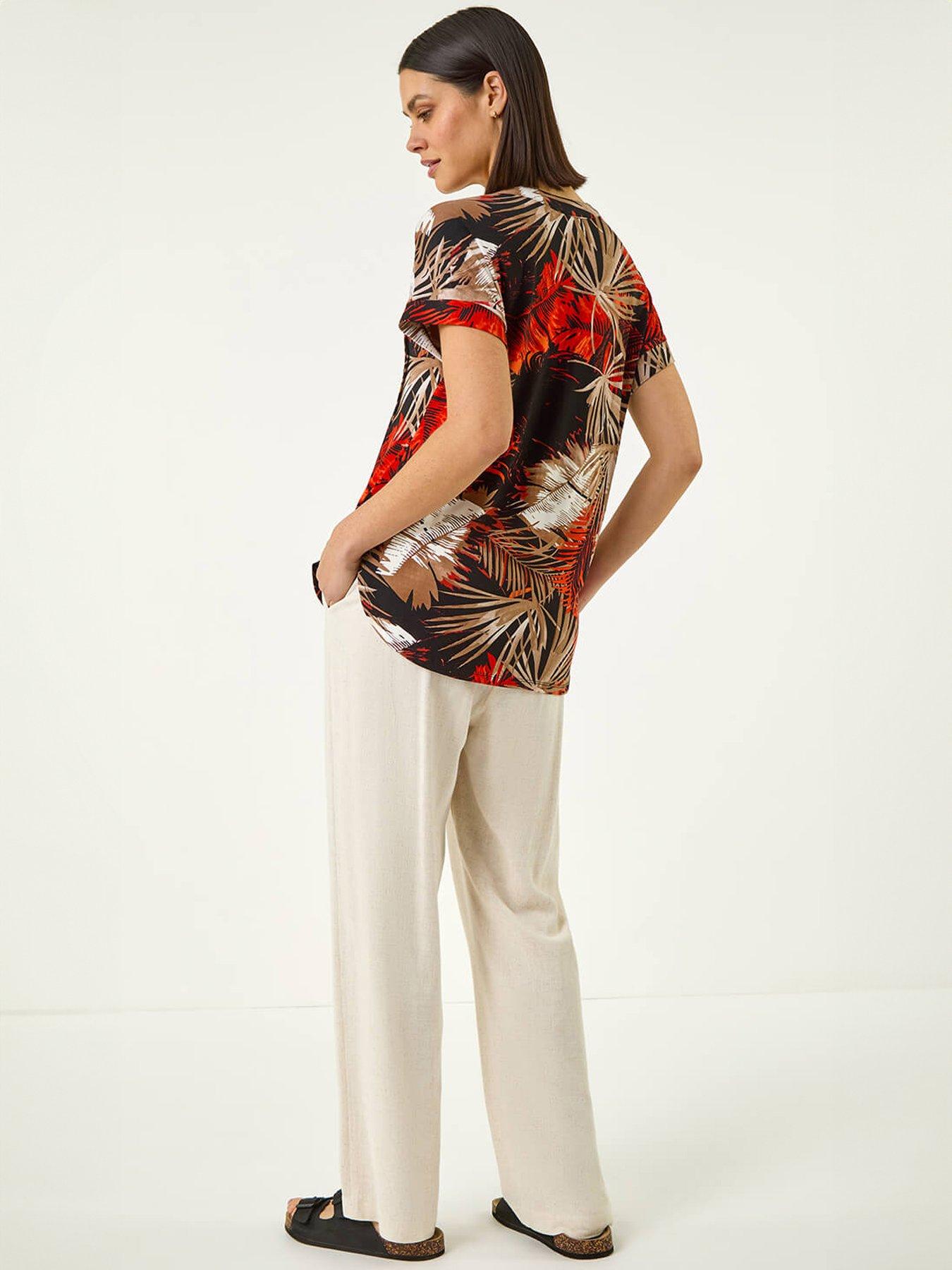 Image 2 of 5 of Roman Leaf Pintuck Top