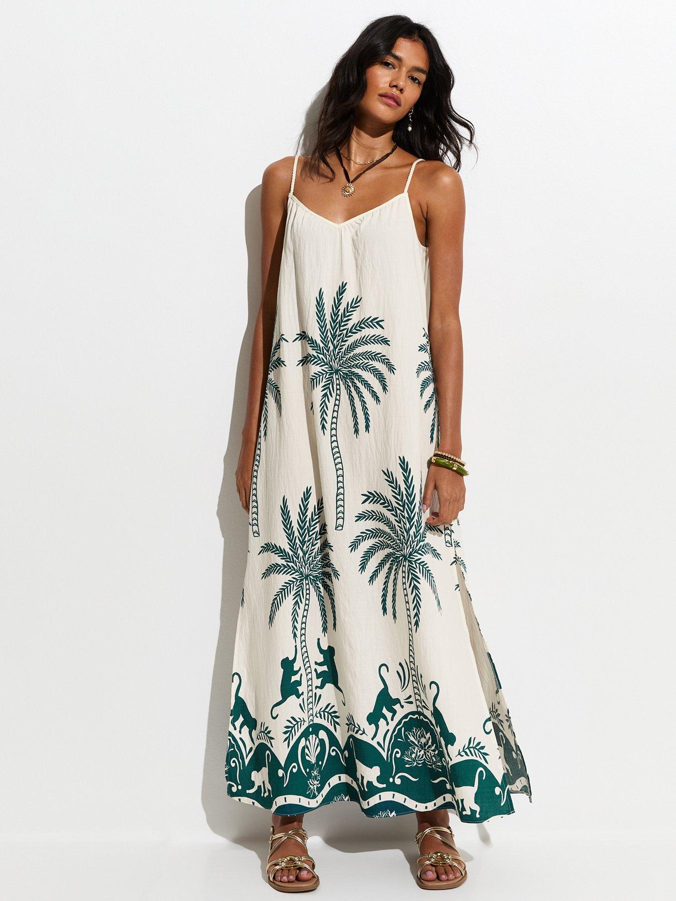 princess polly baby blue dress Trending: Tropical main image 1