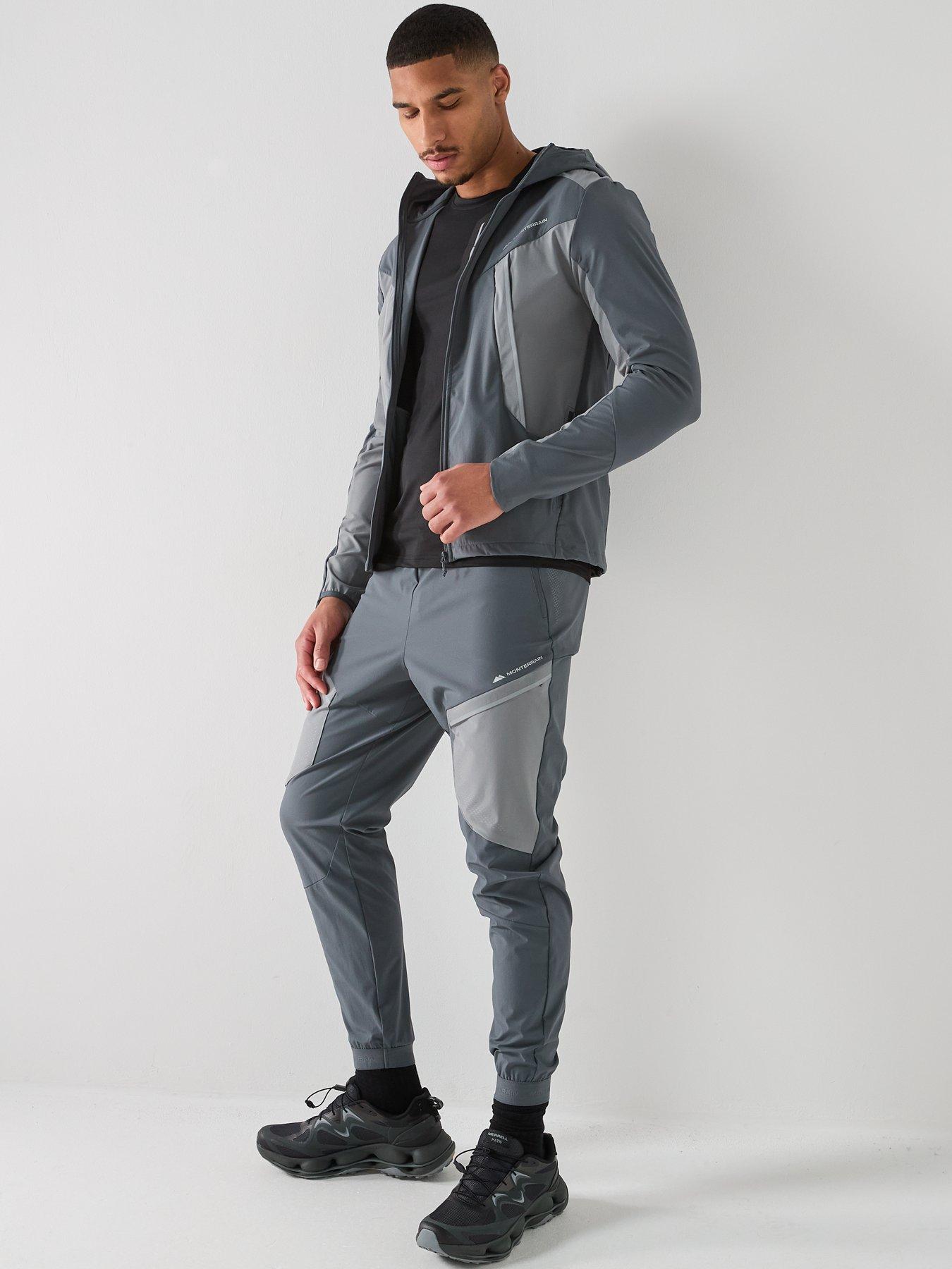 Image 3 of 6 of Monterrain Mens Dynamic 2.0 Woven Hoody - Grey