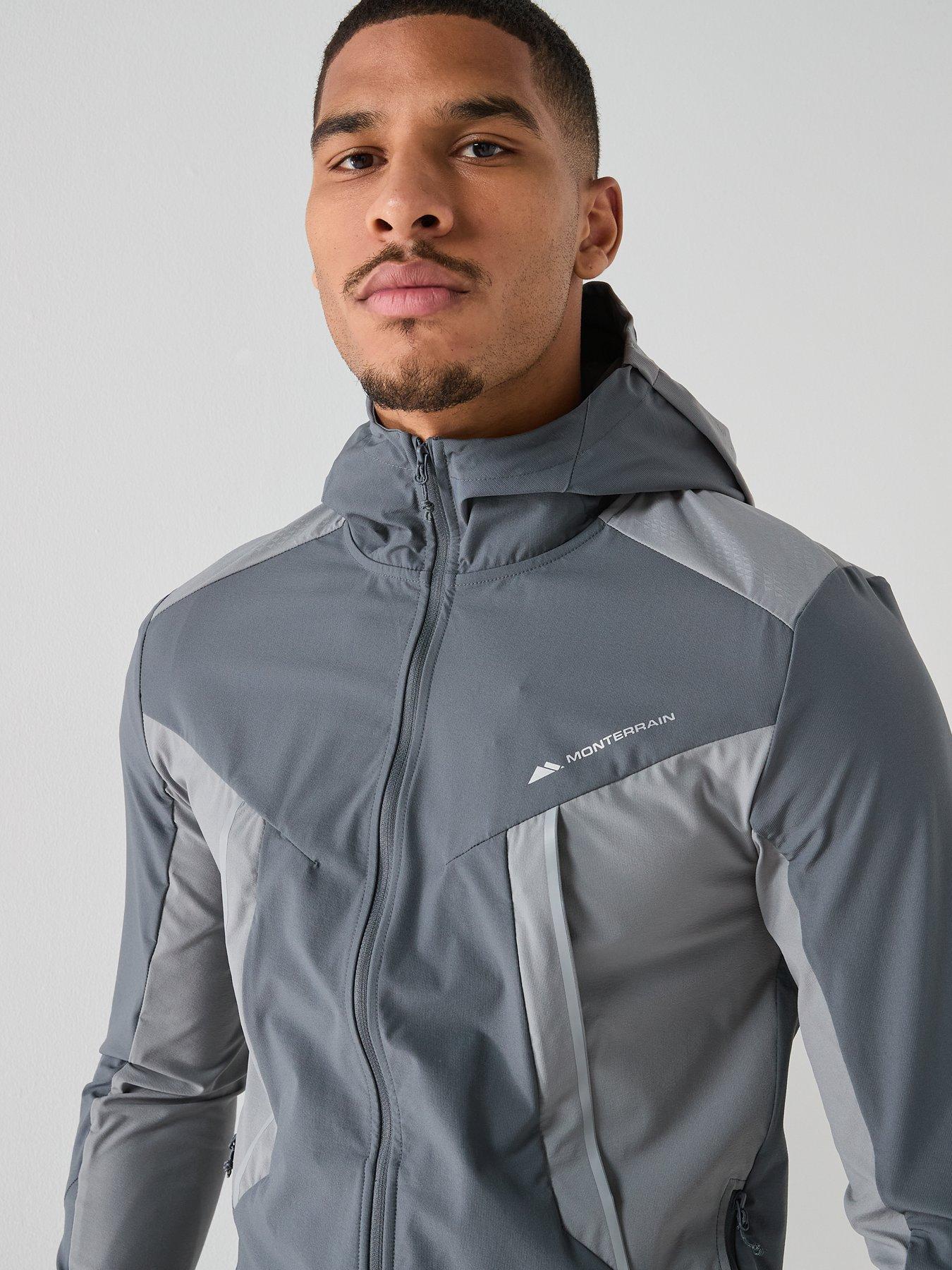 Image 5 of 6 of Monterrain Mens Dynamic 2.0 Woven Hoody - Grey