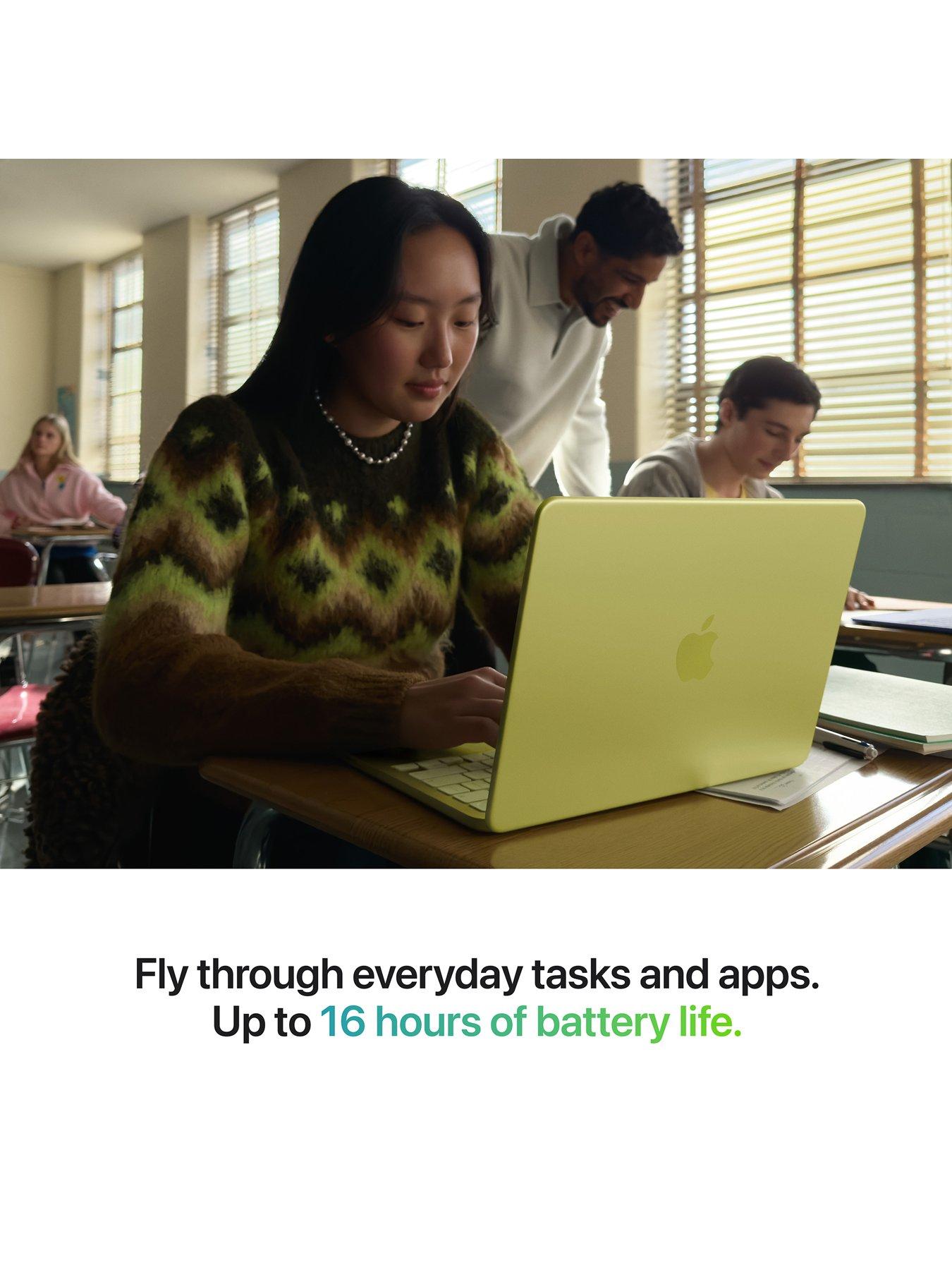 Image 3 of 8 of Apple MacBook Neo (A18 Pro, 2026) 13-inch&nbsp;with 6-core CPU and 5-core GPU, 8GB Unified Memory, 512GB SSD, Touch ID - Indigo