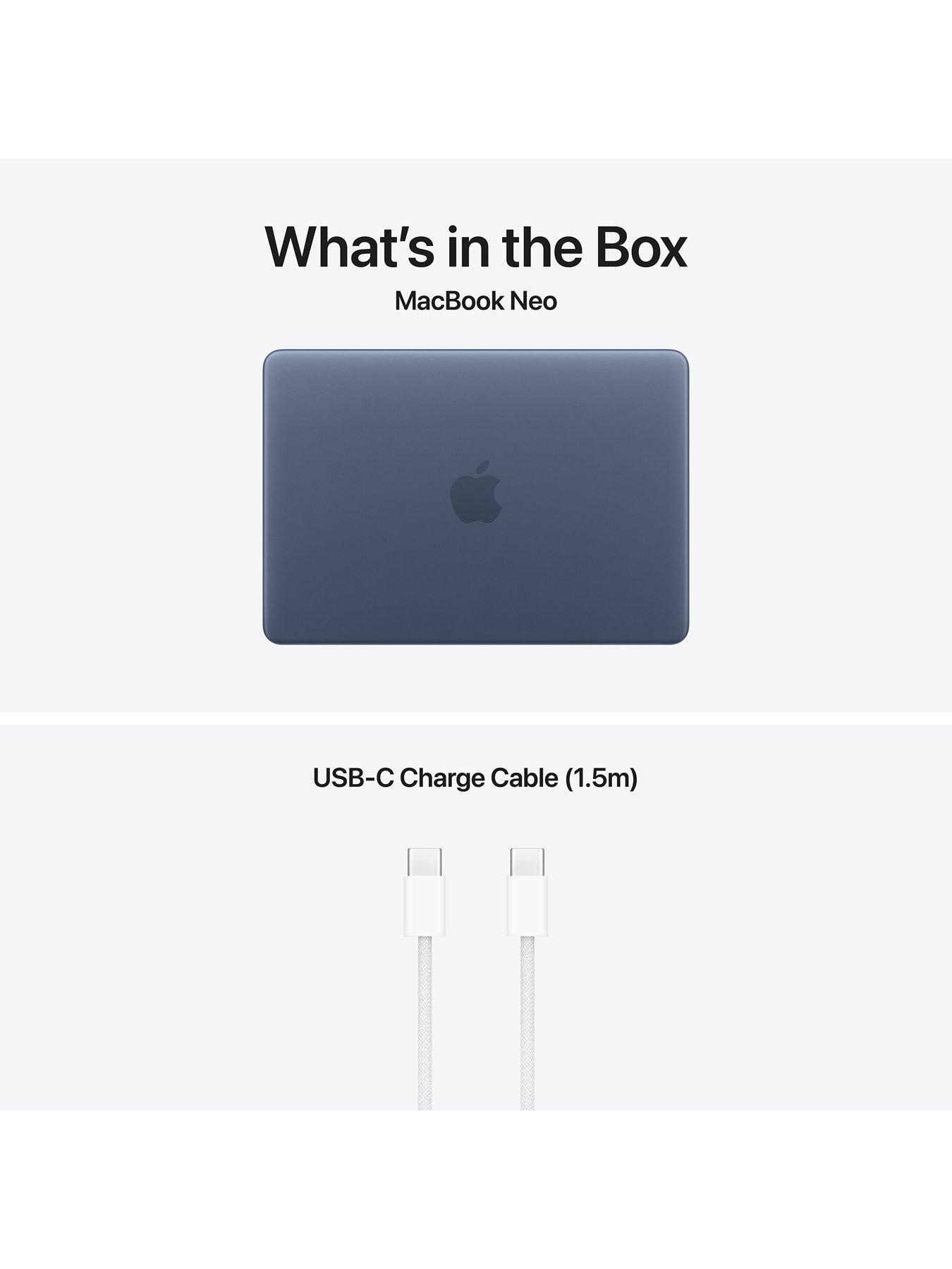 Image 7 of 8 of Apple MacBook Neo (A18 Pro, 2026) 13-inch&nbsp;with 6-core CPU and 5-core GPU, 8GB Unified Memory, 512GB SSD, Touch ID - Indigo