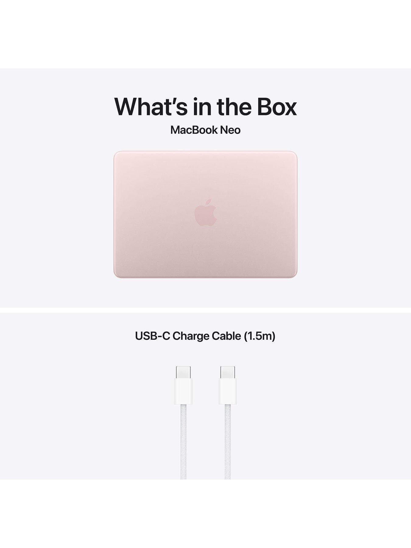 Image 7 of 8 of Apple MacBook Neo (A18 Pro, 2026) 13-inch&nbsp;with 6-core CPU and 5-core GPU, 8GB Unified Memory, 256GB SSD - Blush