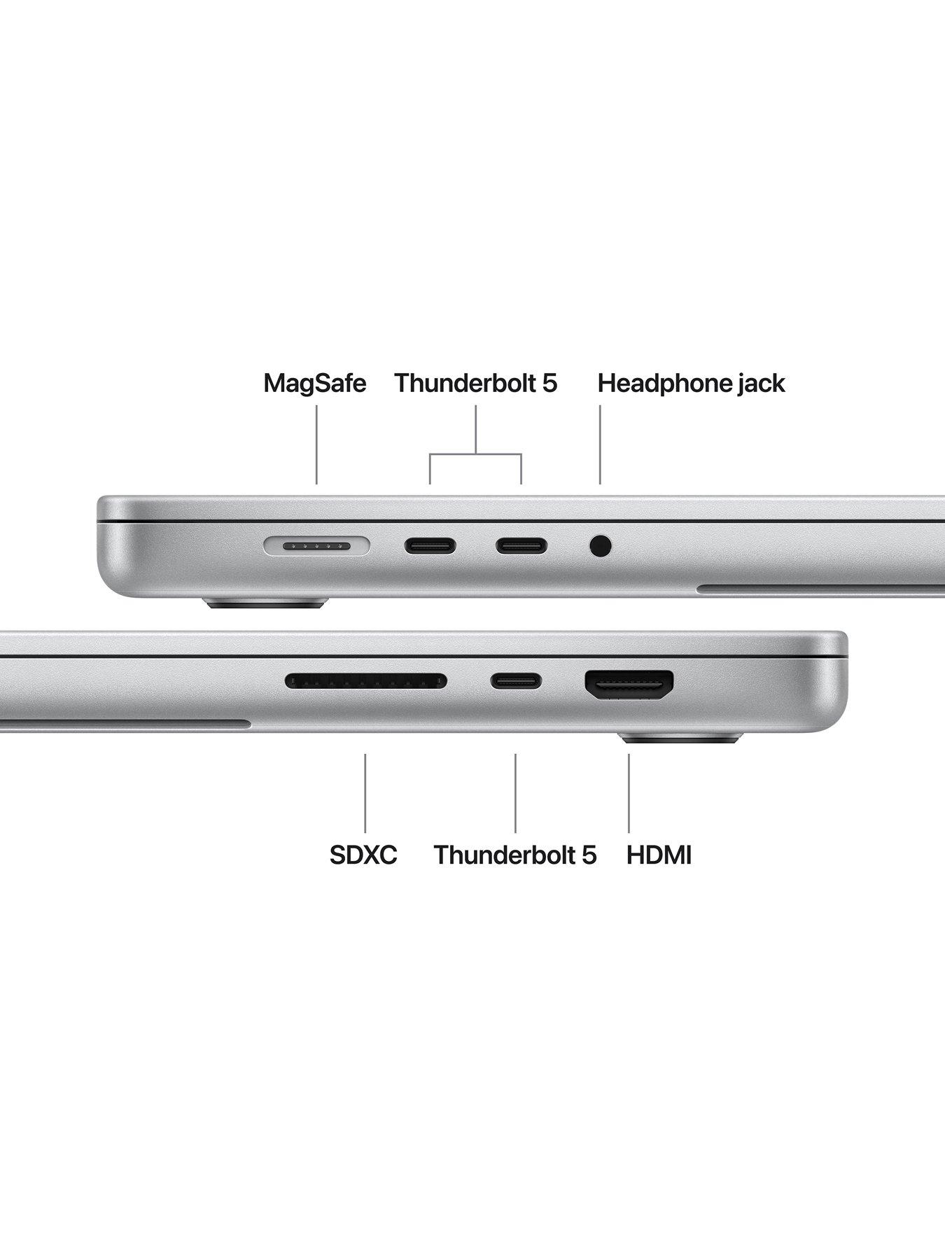 Image 6 of 8 of Apple MacBook Pro (M5 Pro, 2026) 16 inch with 18-core CPU and 20-core GPU, 48GB Unified Memory, 1TB SSD - Silver