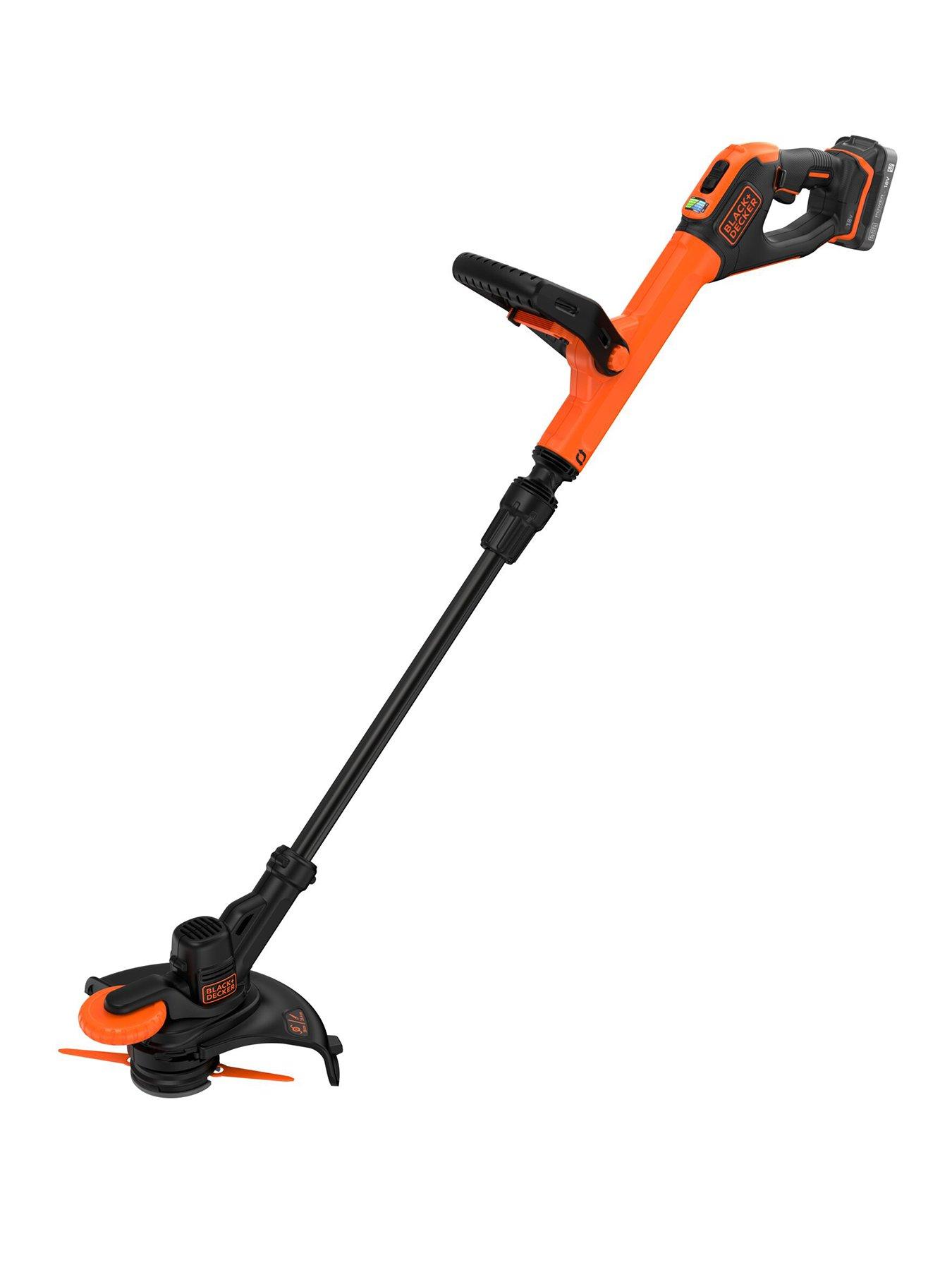 Black & Decker BCSTR918D1-GB 18V POWERCONNECT™ Cordless Grass Trimmer with Resin Blade - 2.0Ah Battery