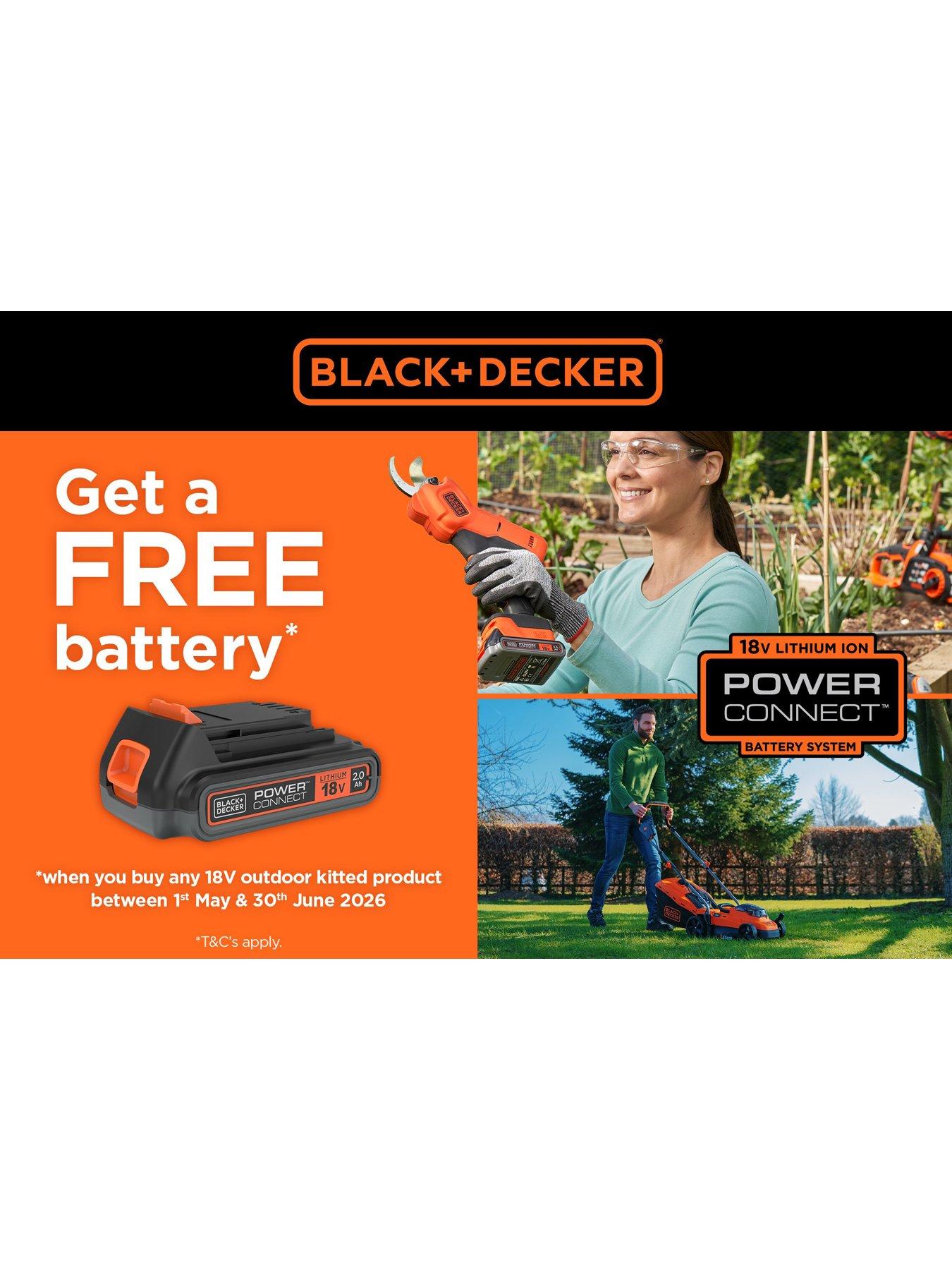 Image 2 of 8 of Black & Decker BCSTR918D1-GB 18V POWERCONNECT&trade;&nbsp;Cordless Grass Trimmer with Resin Blade - 2.0Ah Battery