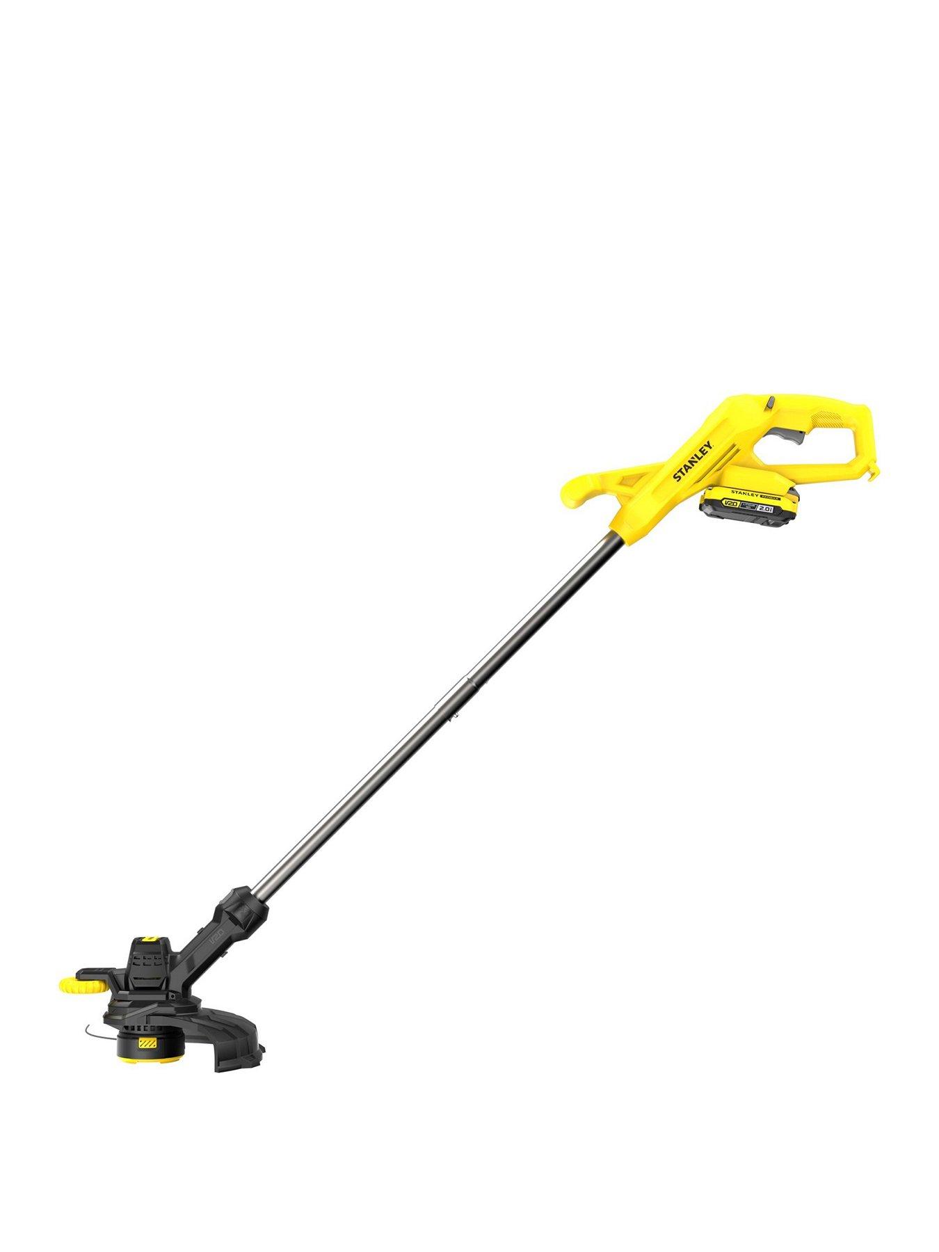 Stanley FatMax SFMCST925M1-GB 18V V20 25cm String Trimmer Kit - 2.0Ah Battery, Charger, Edging Guide Wheel