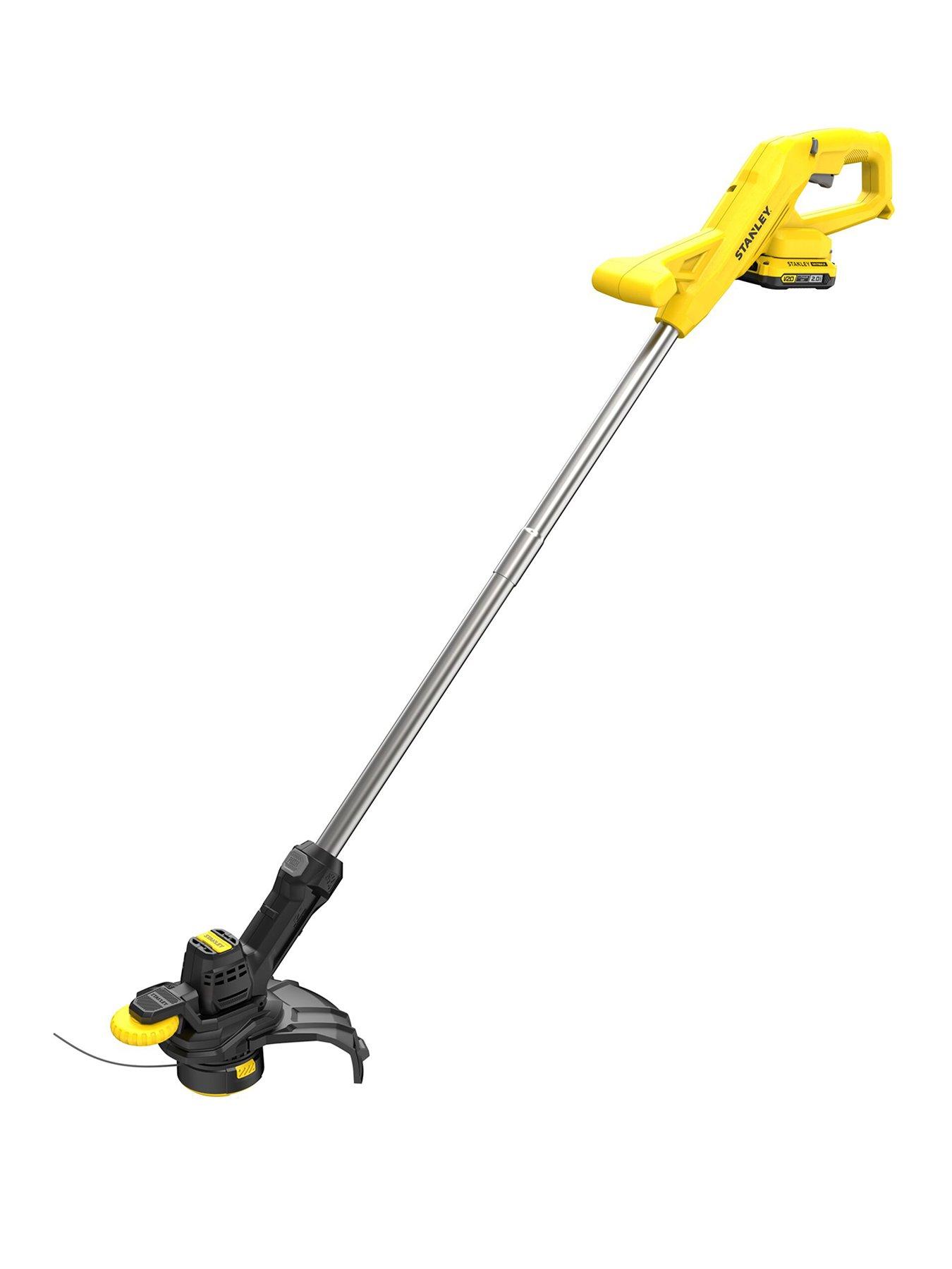 Stanley FatMax SFMCST925M1-GB 18V V20 25cm String Trimmer Kit - 2.0Ah Battery, Charger, Edging Guide Wheel