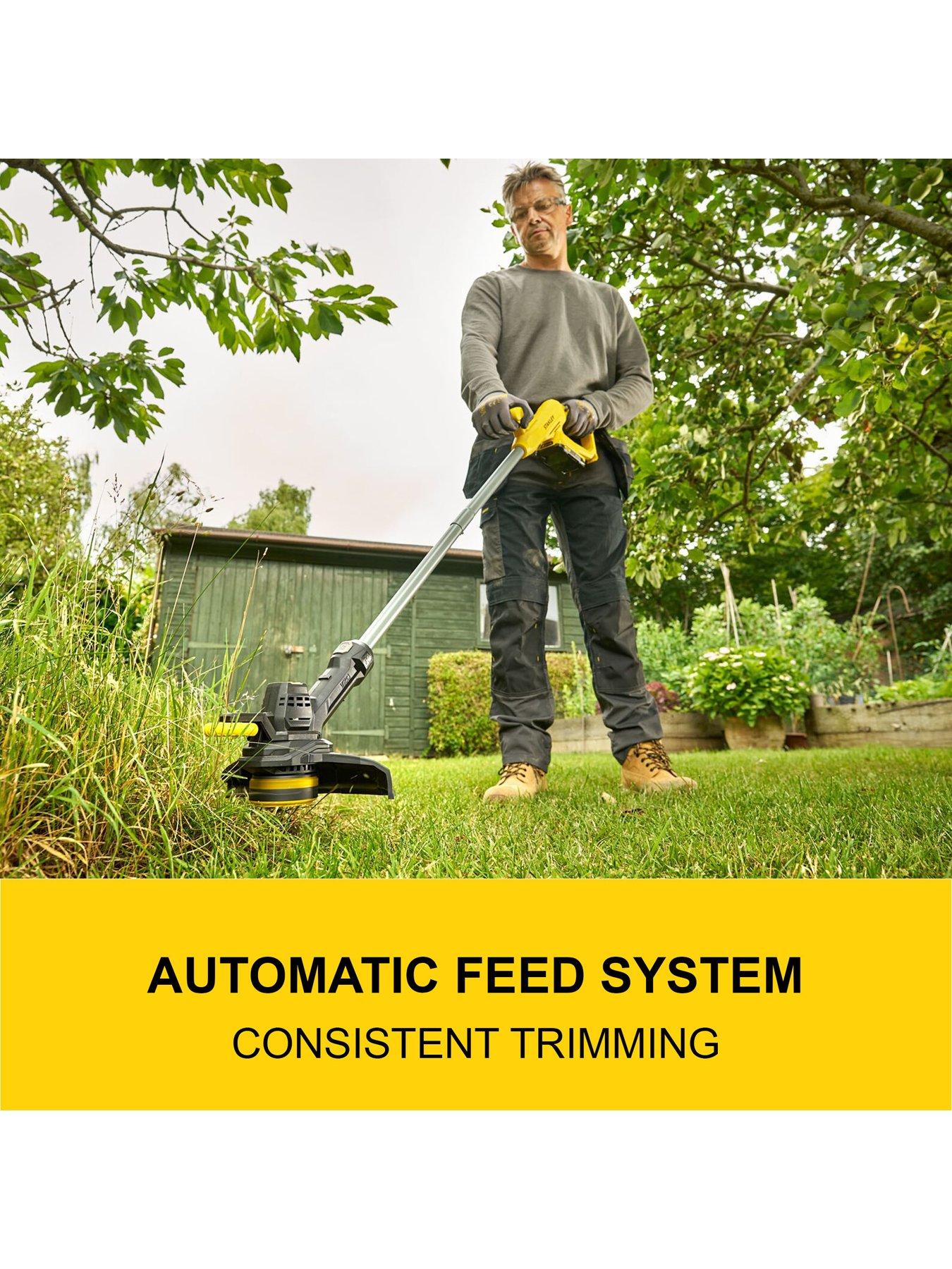 Image 4 of 6 of Stanley FatMax SFMCST925M1-GB 18V V20 25cm String Trimmer Kit - 2.0Ah Battery, Charger, Edging Guide Wheel