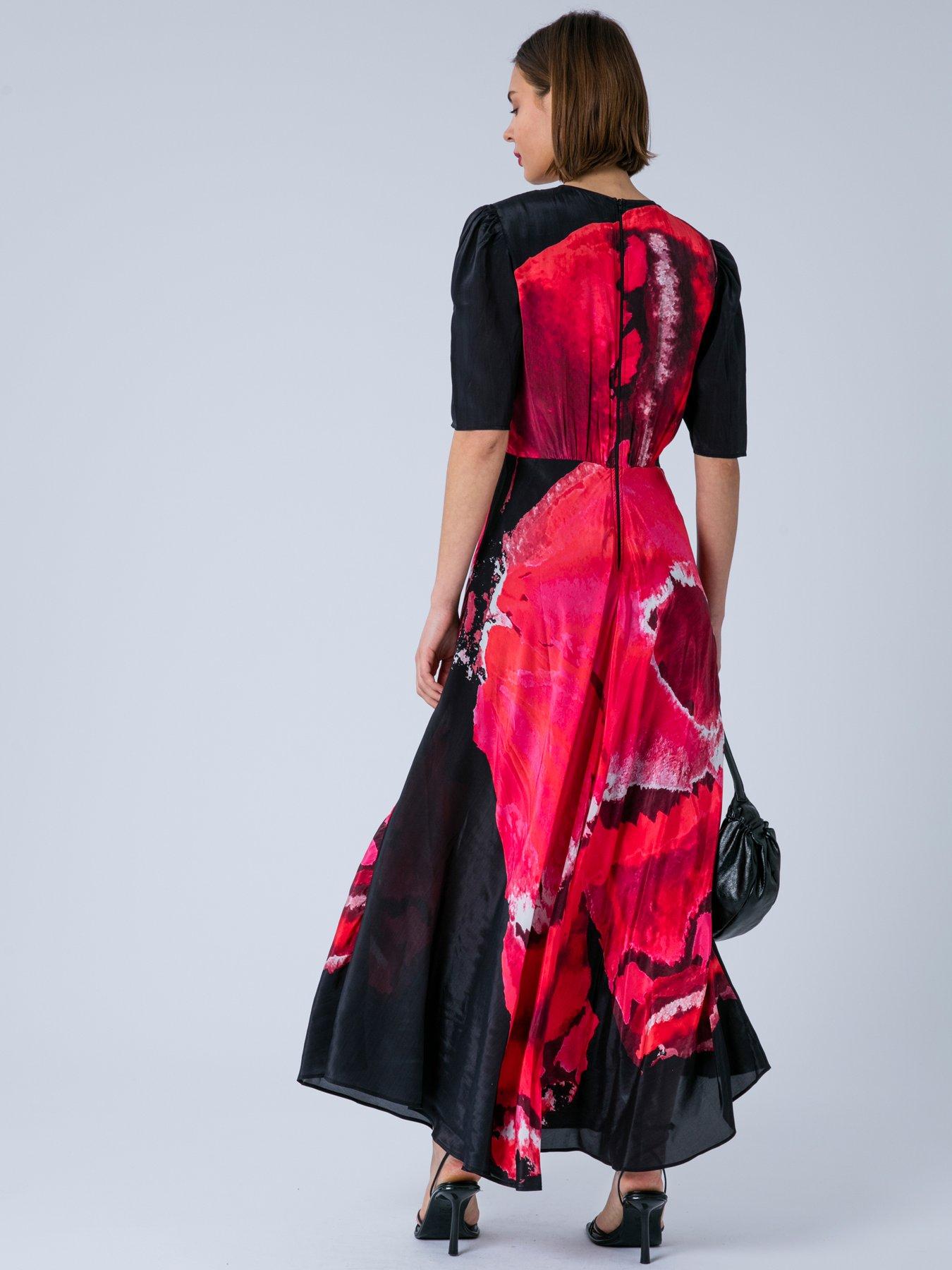 Image 2 of 7 of Religion Sienna Maxi Occasion Maxi Tea Dress - Pink