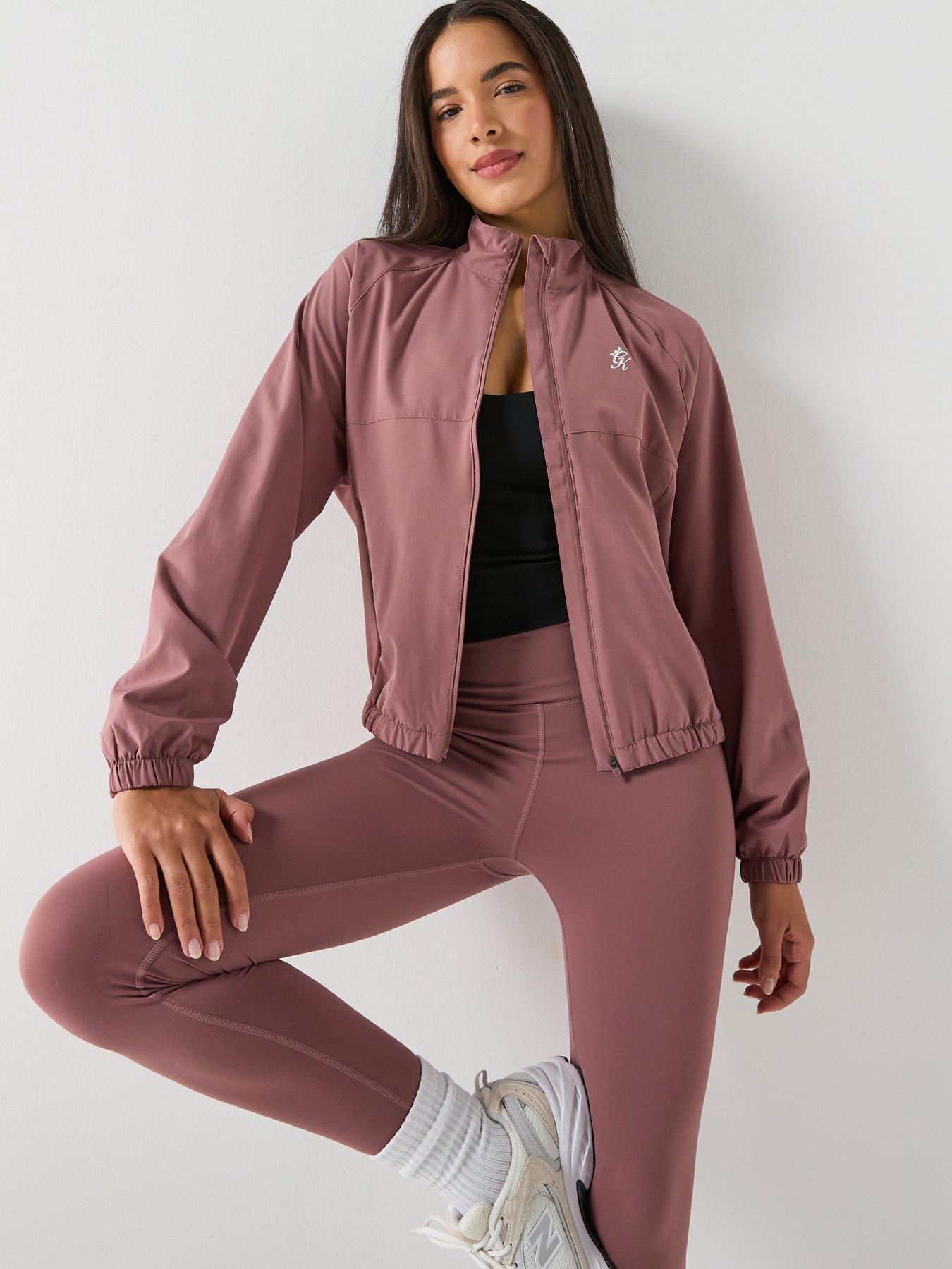 Gym King: Womens 365 Woven Windbreaker - Brown