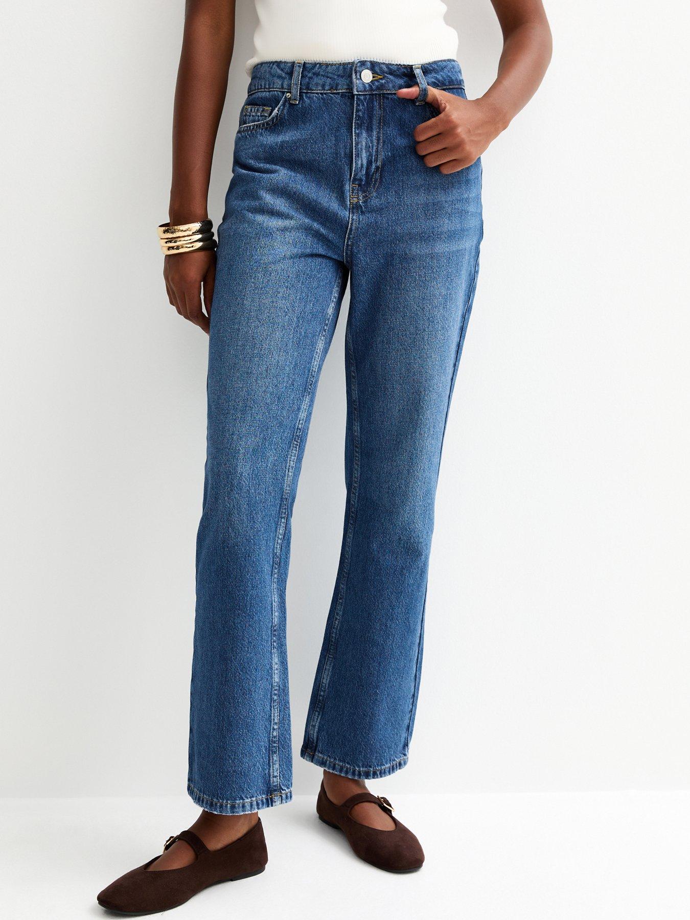 New Look Anica Blue Straight Leg Jeans