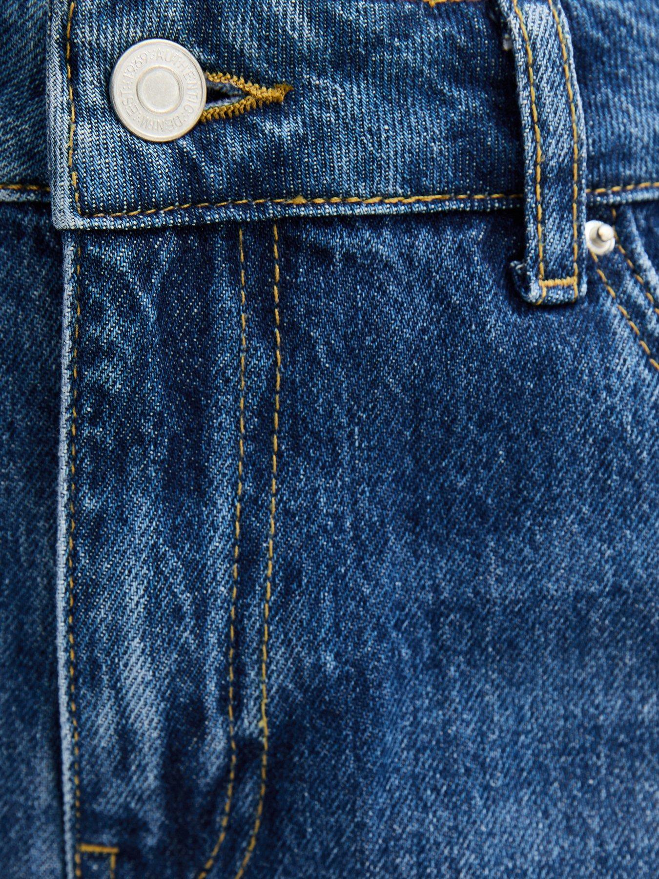 Image 7 of 7 of New Look Anica Blue Straight Leg Jeans