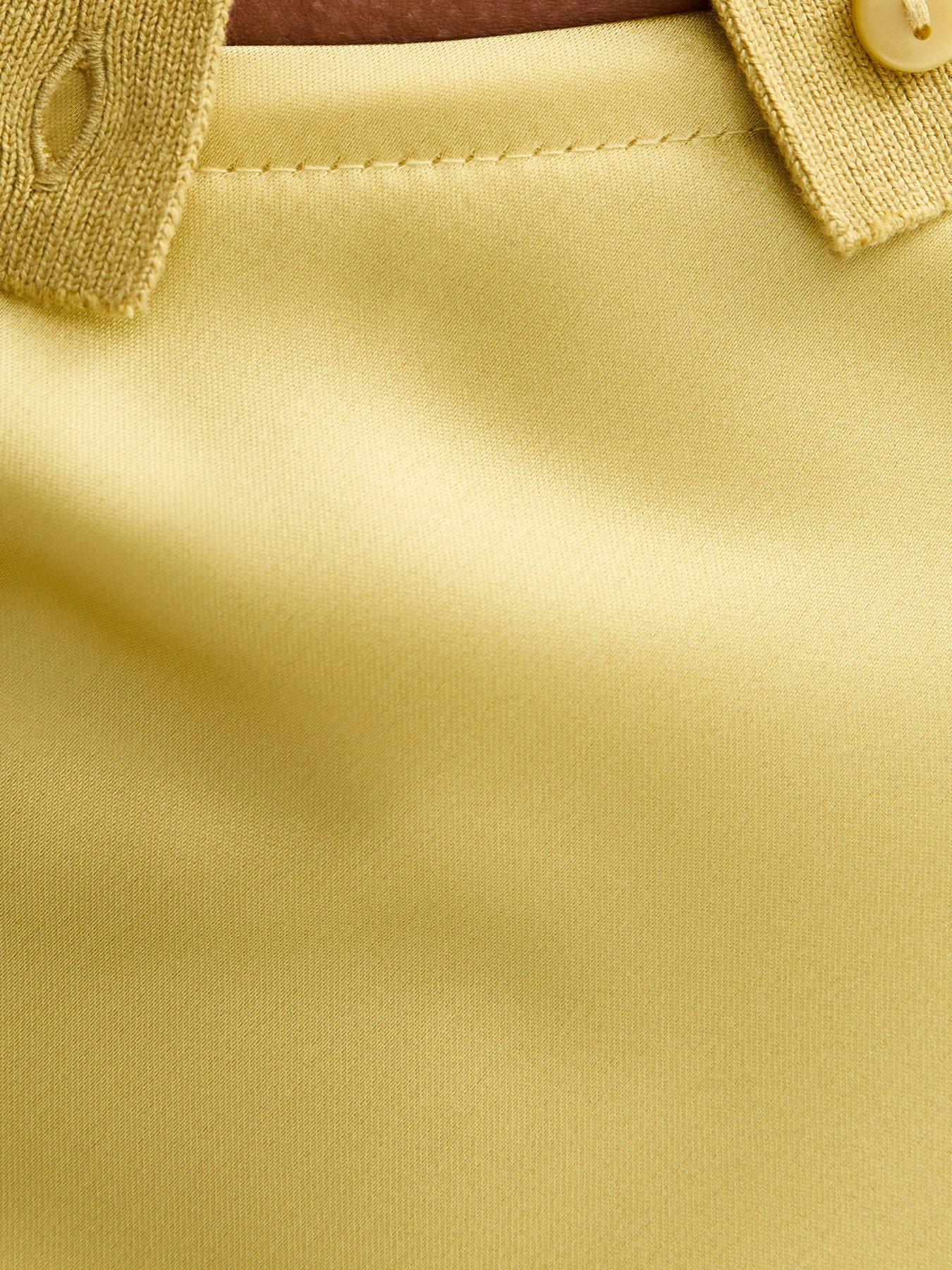 Image 5 of 5 of New Look Light Green Satin Bias Cut Midi Skirt