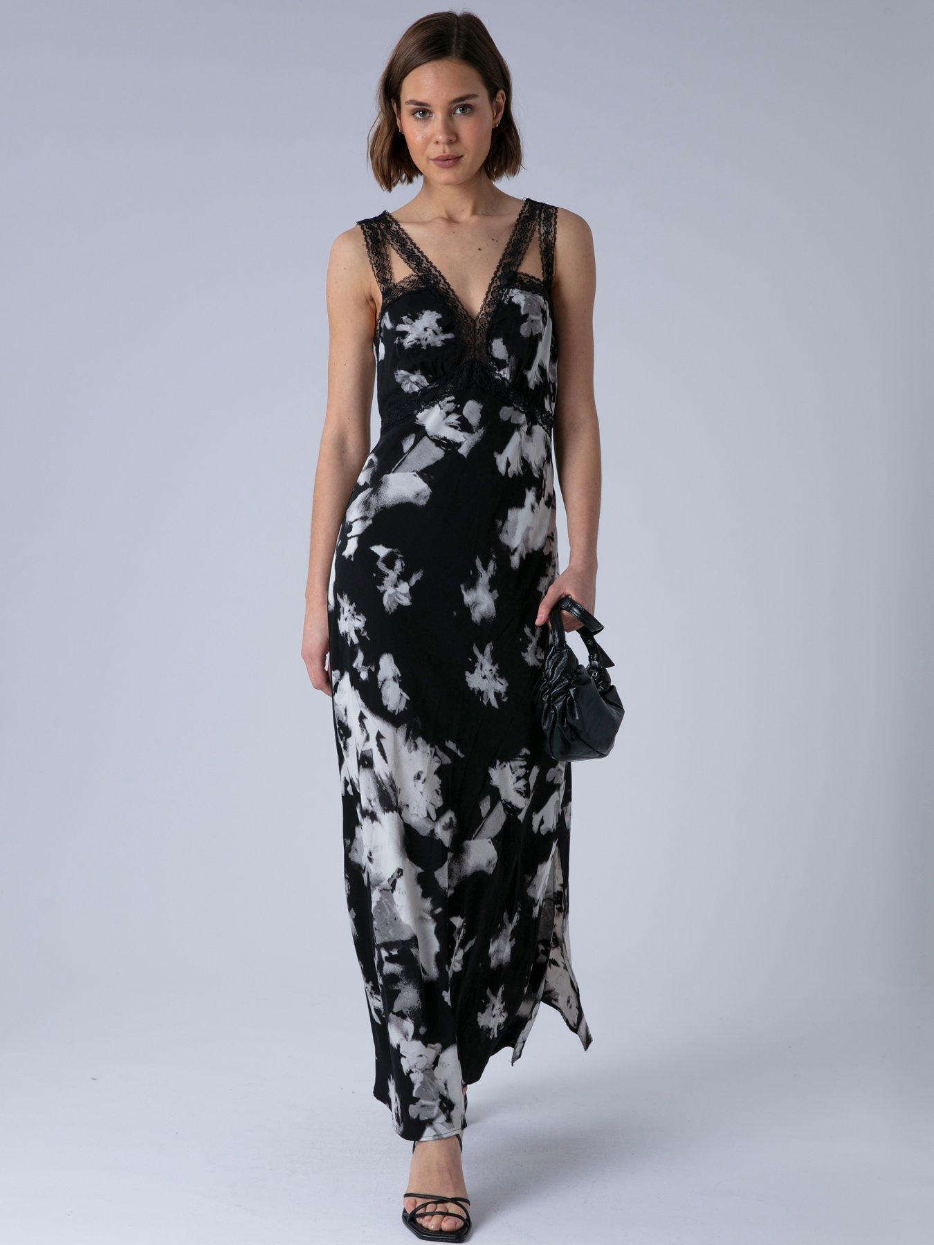 Religion Zia Maxi Occasion Dress - Black