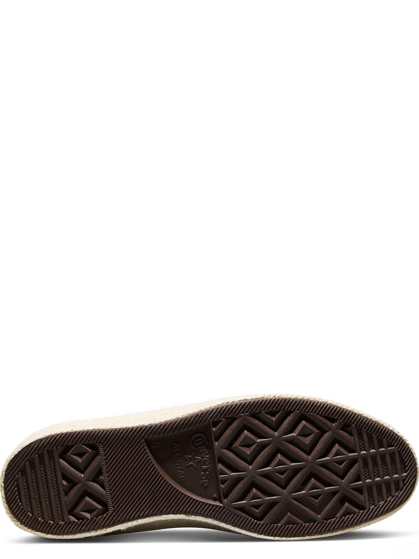 Image 5 of 6 of Converse Womens Chuck Taylor All Star Lift Espadrille - Cream