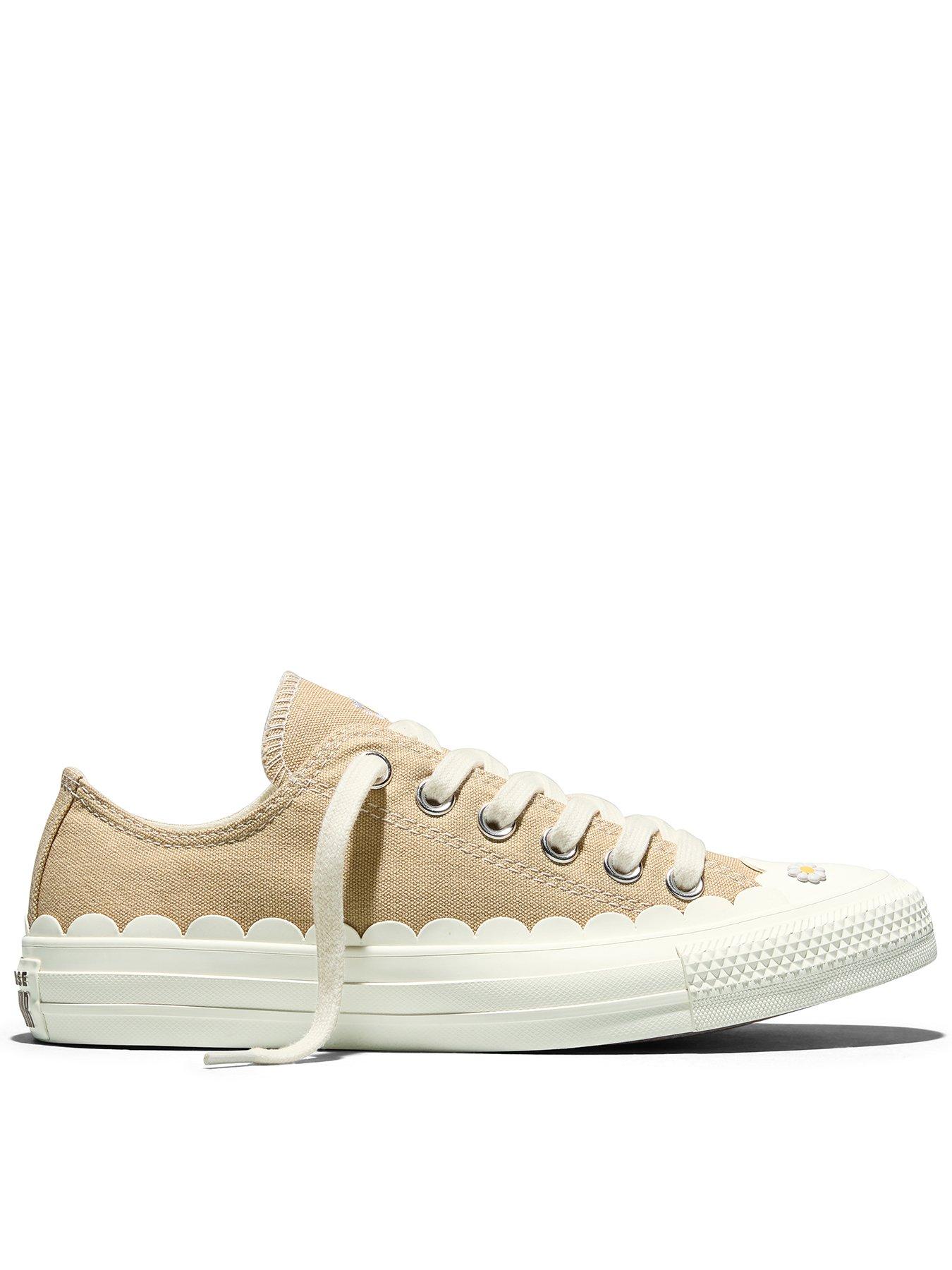 Women's Cream Converse Trainers | Very