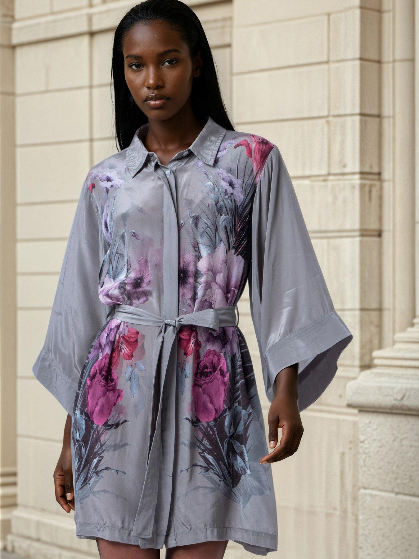 Religion Lauren Kimono Sleeve Tunic Dress