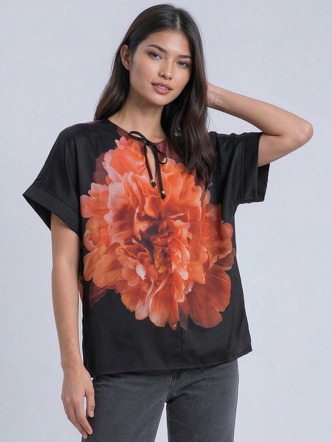Religion Taylor Oversized Blouse - Orange