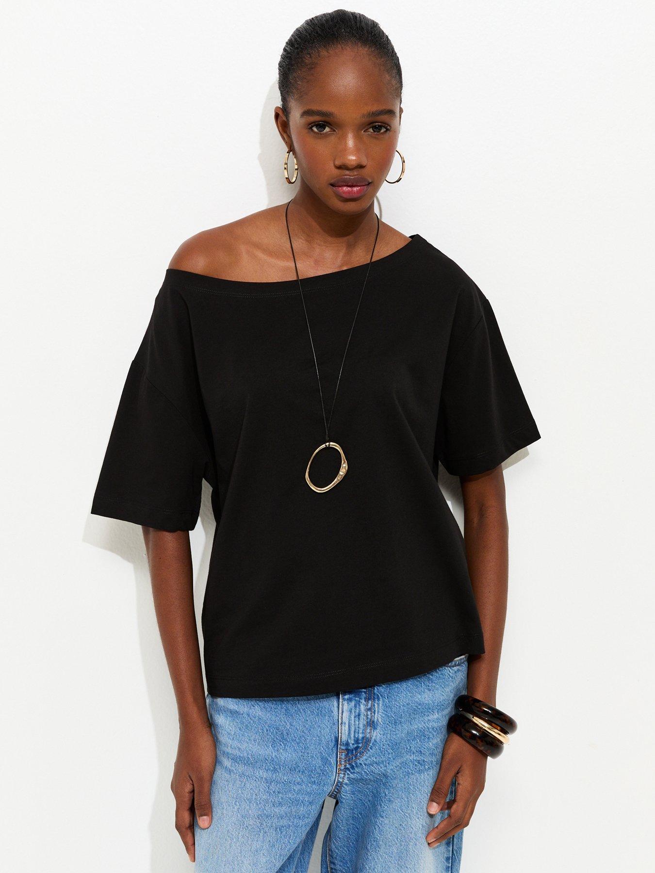 New Look Off The Shoulder Top - Black | Very