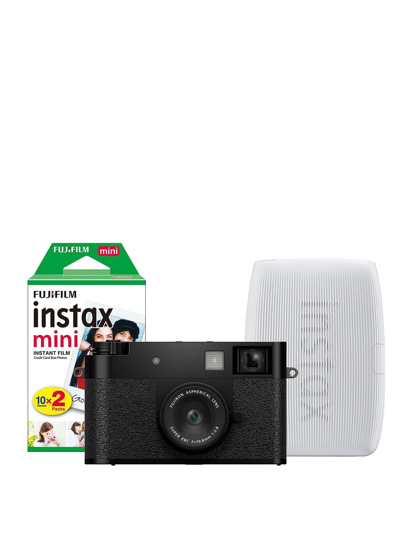 Fujifilm X-HF1 Black Digital Camera Bundle with Instax Mini Link 3 White + 20 Shot Film