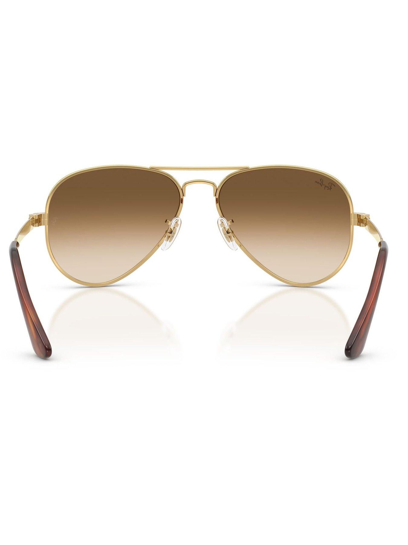Image 3 of 5 of Ray-Ban Ray Ban Aviator Max Pilot Sunglasses - Gold