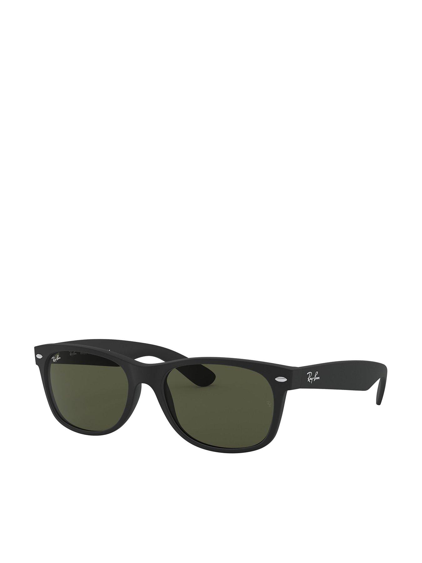 Image 1 of 5 of Ray-Ban Ray Ban New Wayfarer Square Sunglasses - Black