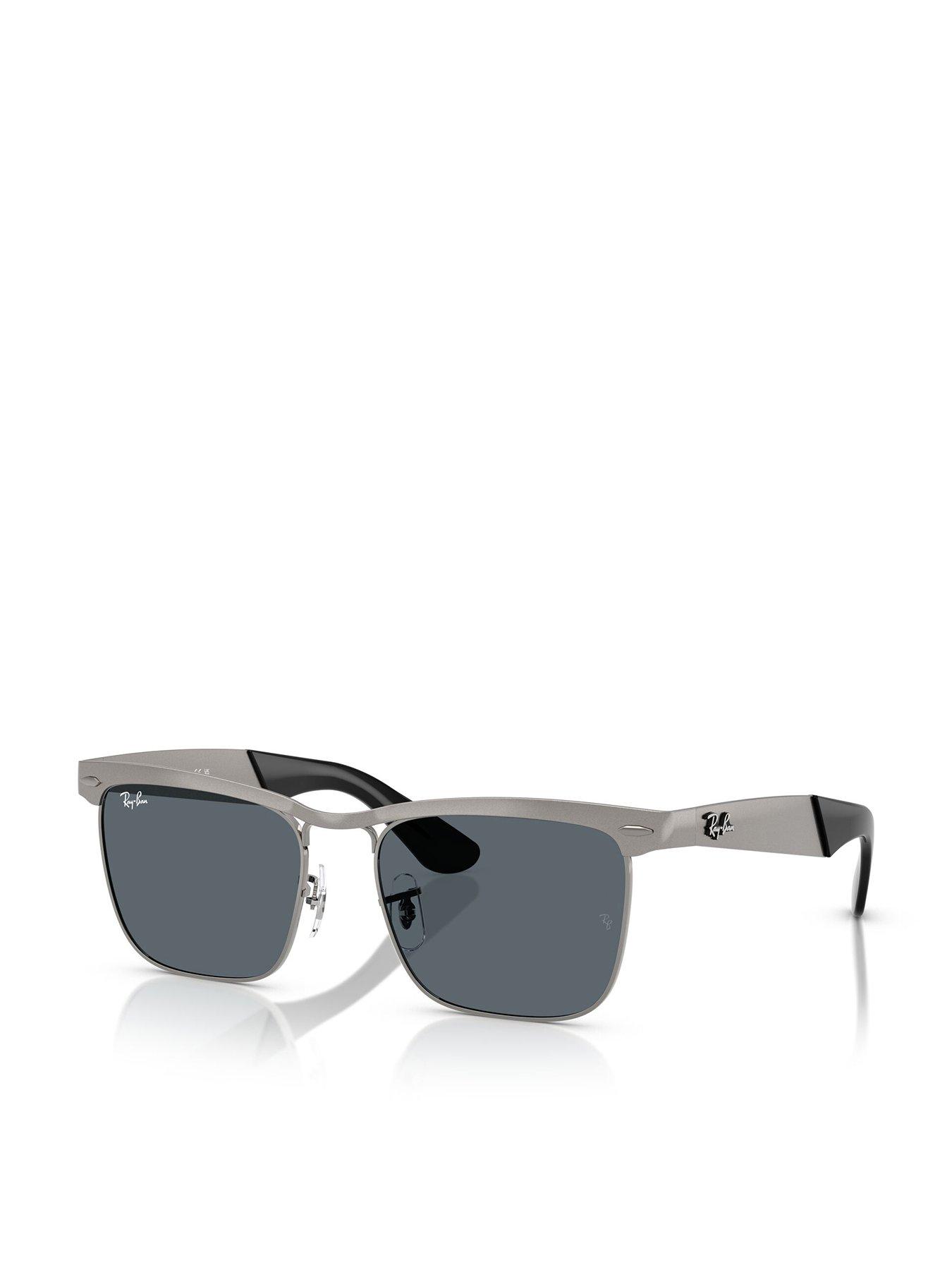 Ray-Ban Ray Ban Wayfarer Deluxe Square Sunglasses - Grey