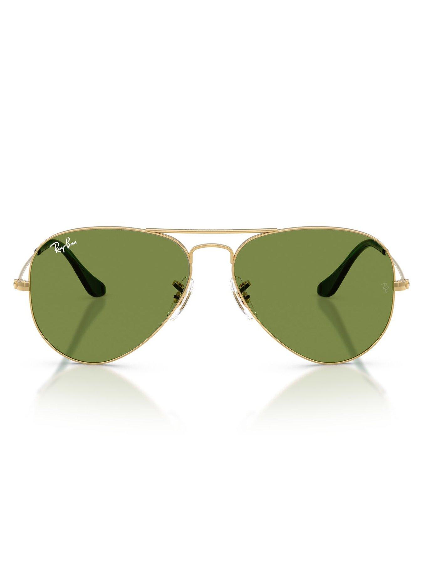 Image 5 of 5 of Ray-Ban Ray Ban Aviator Large Metal Pilot Sunglasses - Gold