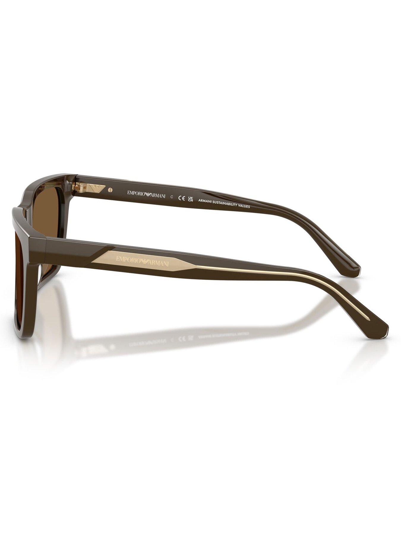 Image 2 of 5 of Emporio Armani 0Ea4262U Square Sunglasses - Brown