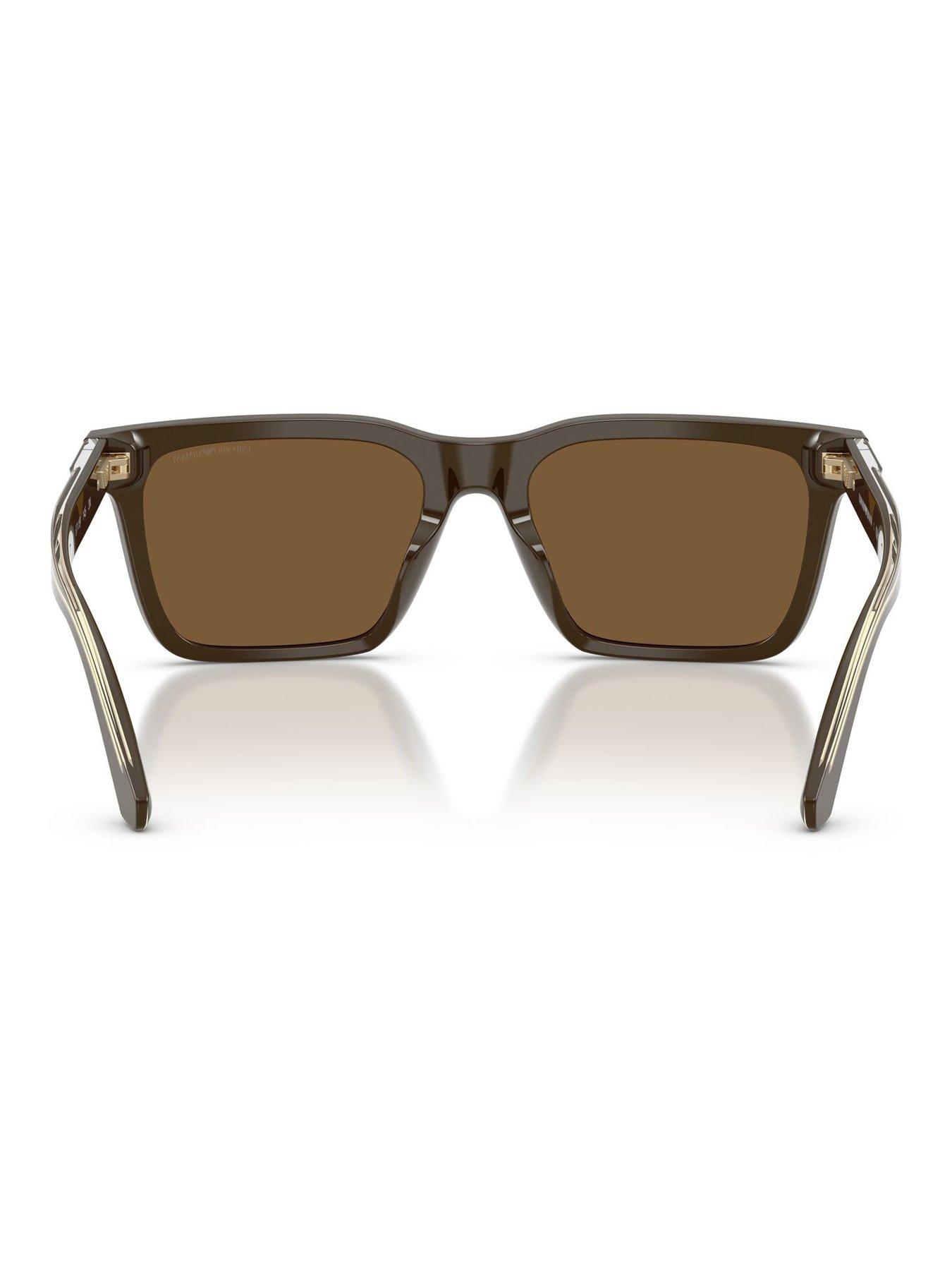 Image 3 of 5 of Emporio Armani 0Ea4262U Square Sunglasses - Brown