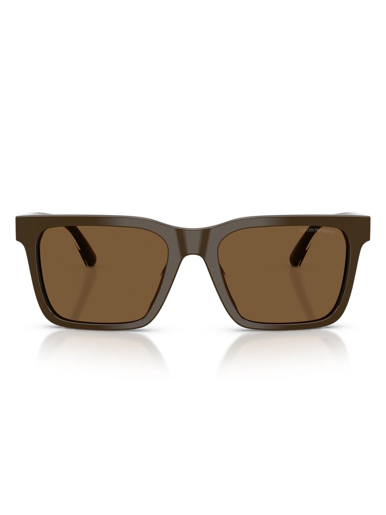 Image 4 of 5 of Emporio Armani 0Ea4262U Square Sunglasses - Brown