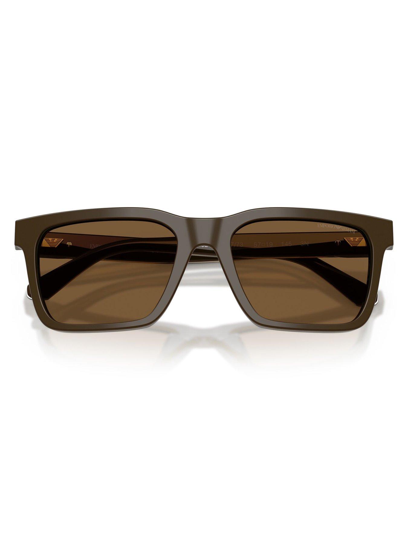 Image 5 of 5 of Emporio Armani 0Ea4262U Square Sunglasses - Brown