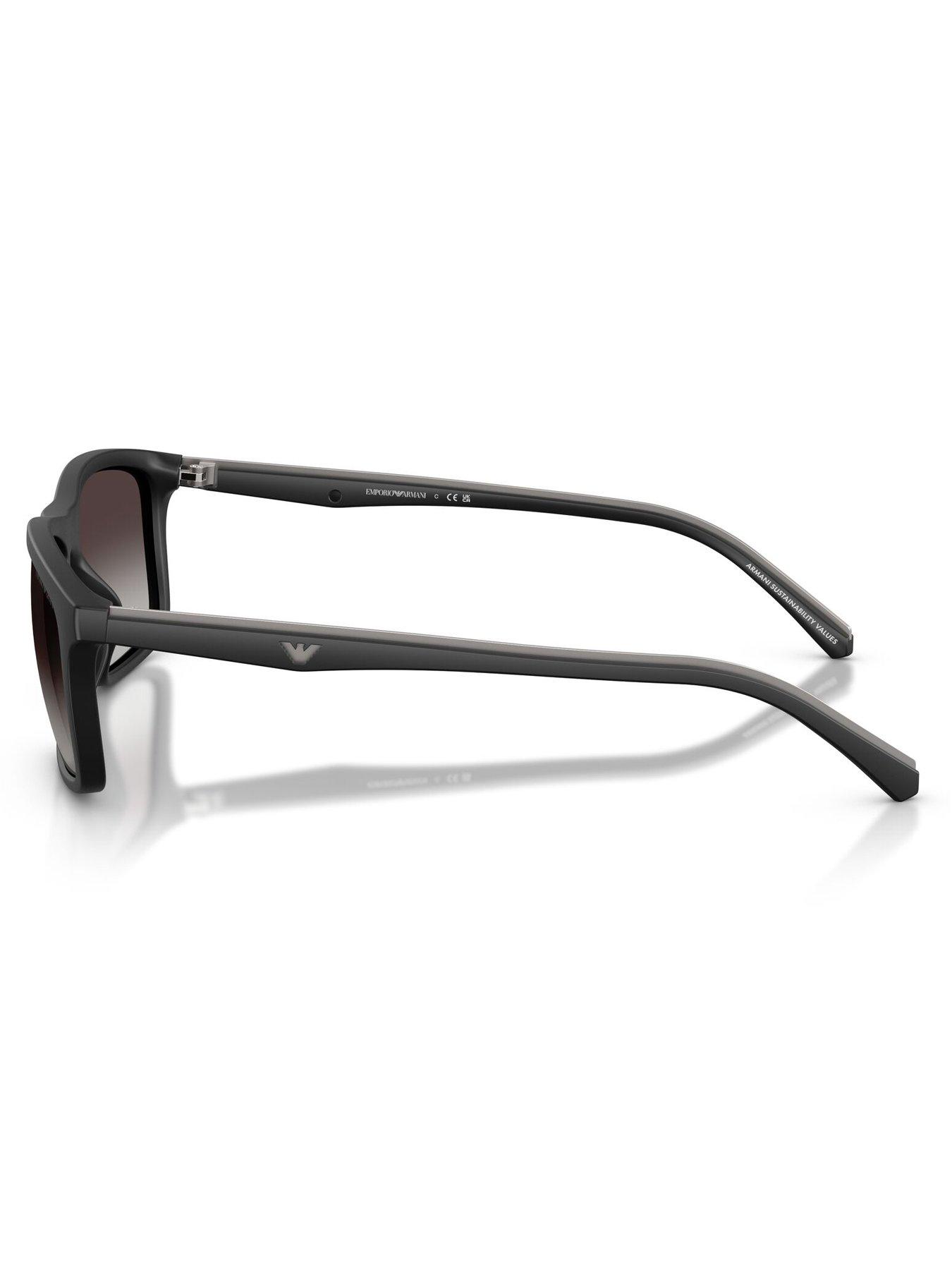 Image 2 of 5 of Emporio Armani Pillow Sunglasses - Black