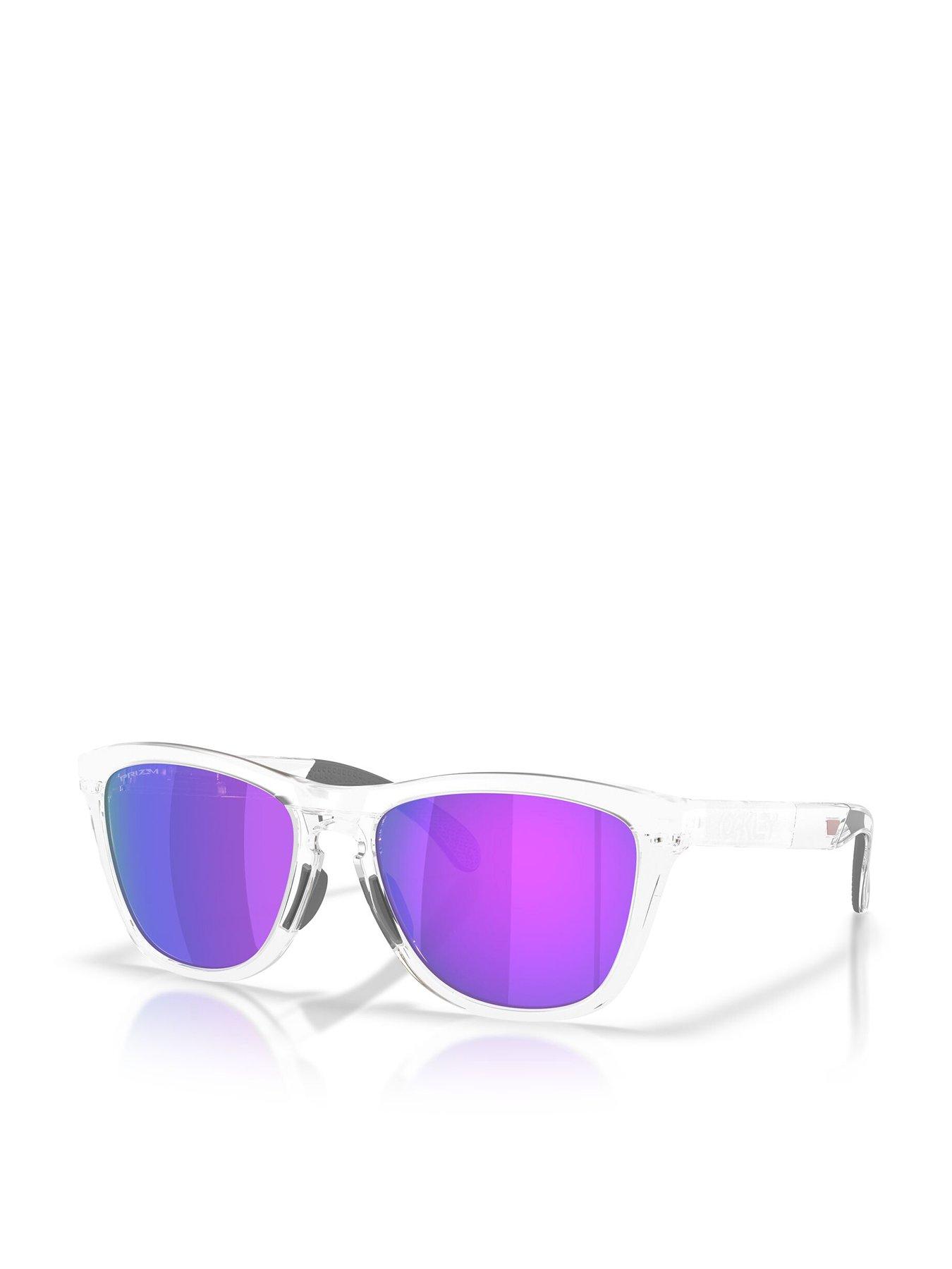 Image 1 of 5 of Oakley Frogskins Range XL Round Sunglasses - Transparent