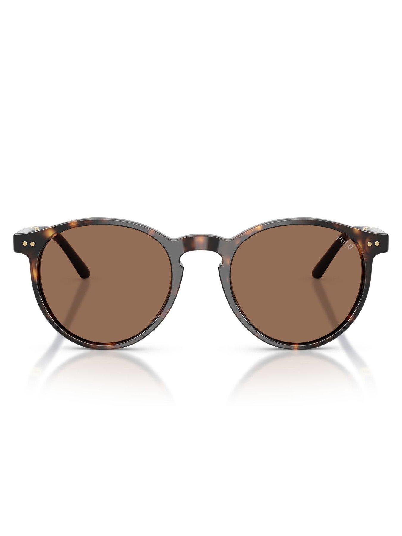 Image 4 of 5 of Polo Ralph Lauren 0Ph4236 Round Sunglasses - Brown