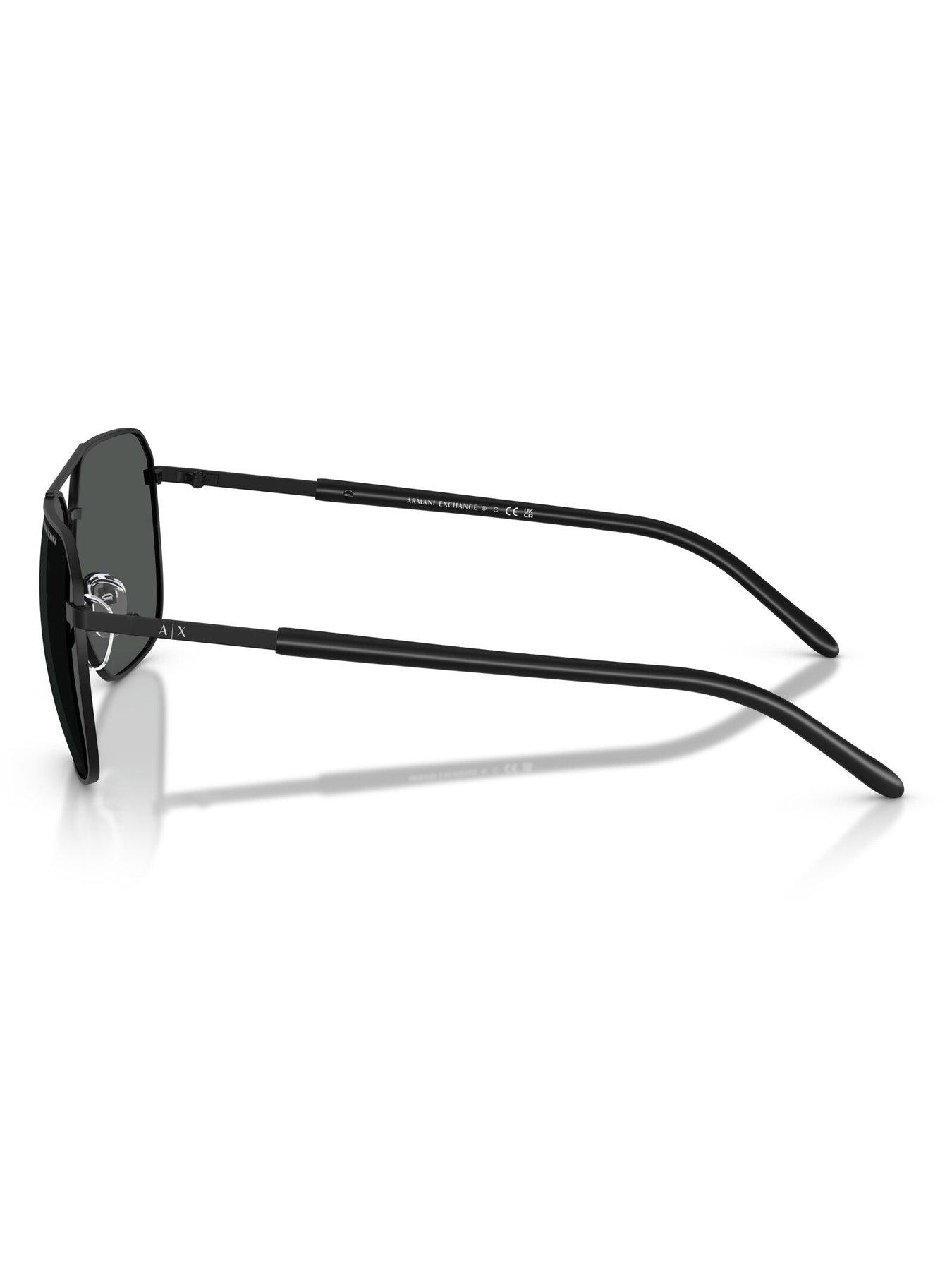 Image 2 of 5 of Armani Exchange 0Ax2057S Pilot Sunglasses - Black