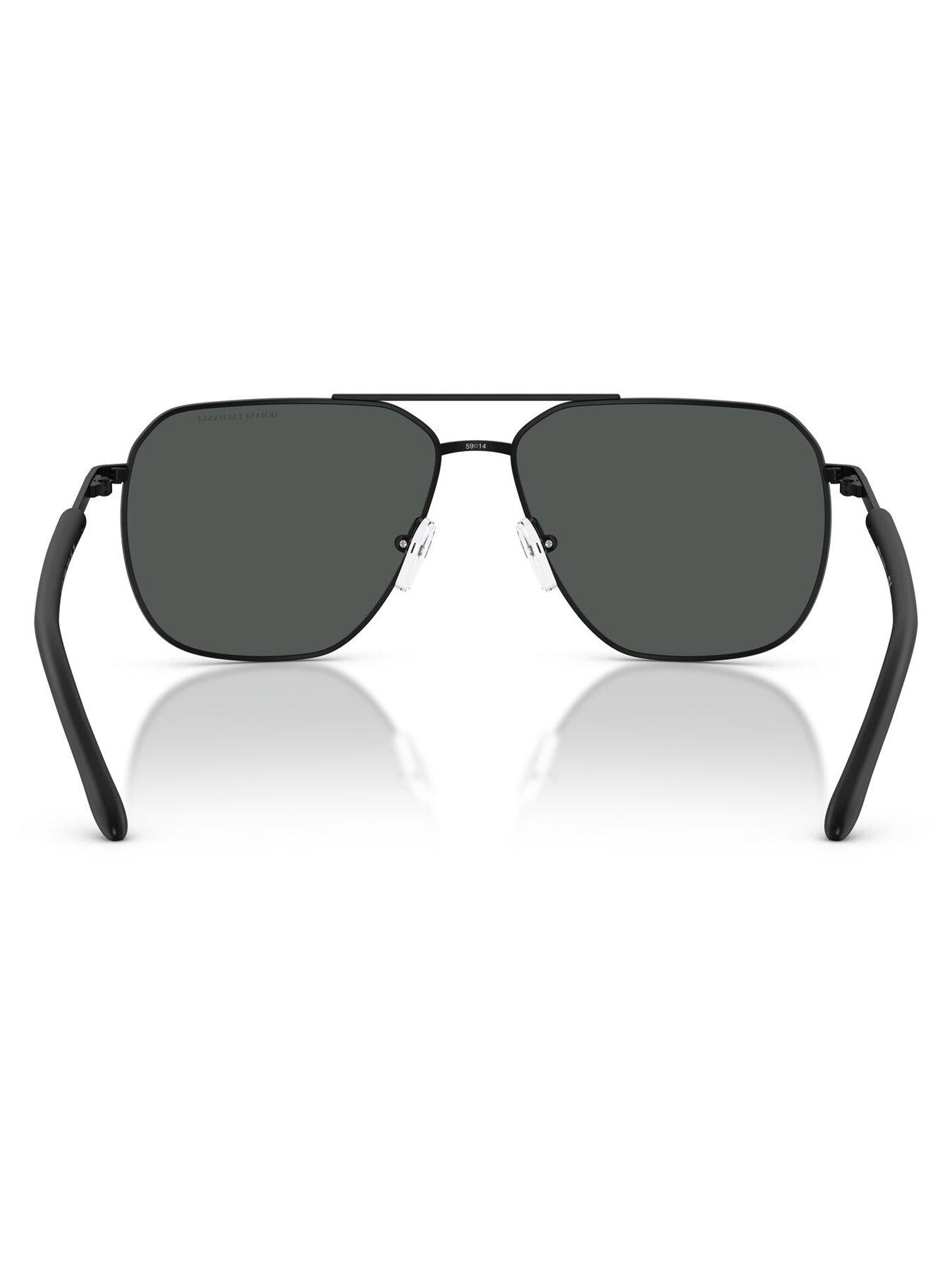 Image 3 of 5 of Armani Exchange 0Ax2057S Pilot Sunglasses - Black