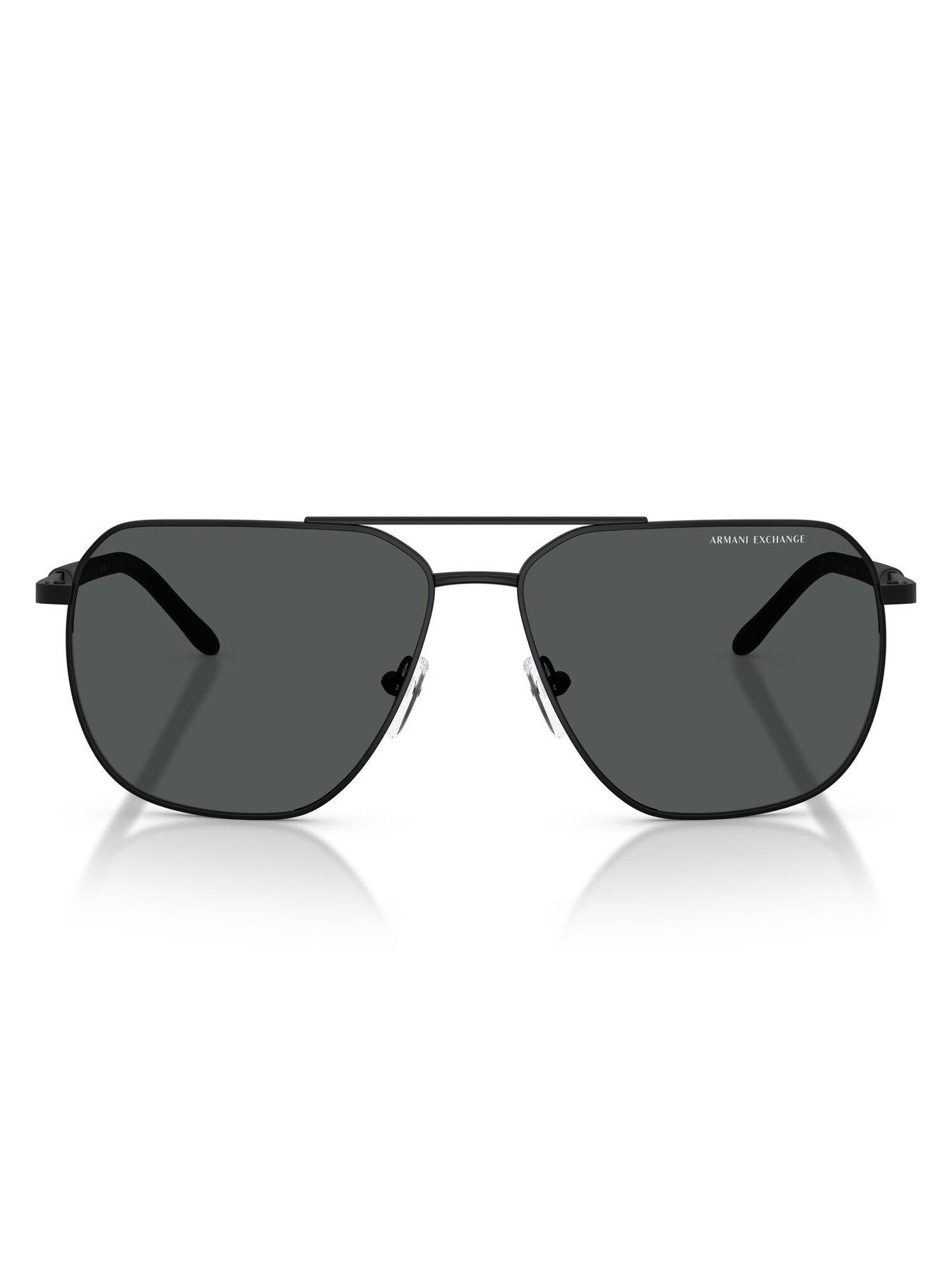 Image 4 of 5 of Armani Exchange 0Ax2057S Pilot Sunglasses - Black