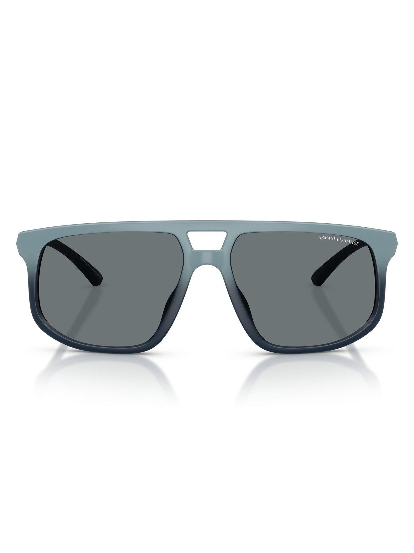 Image 4 of 5 of Armani Exchange 0Ax4161Su Pilot Sunglasses - Blue