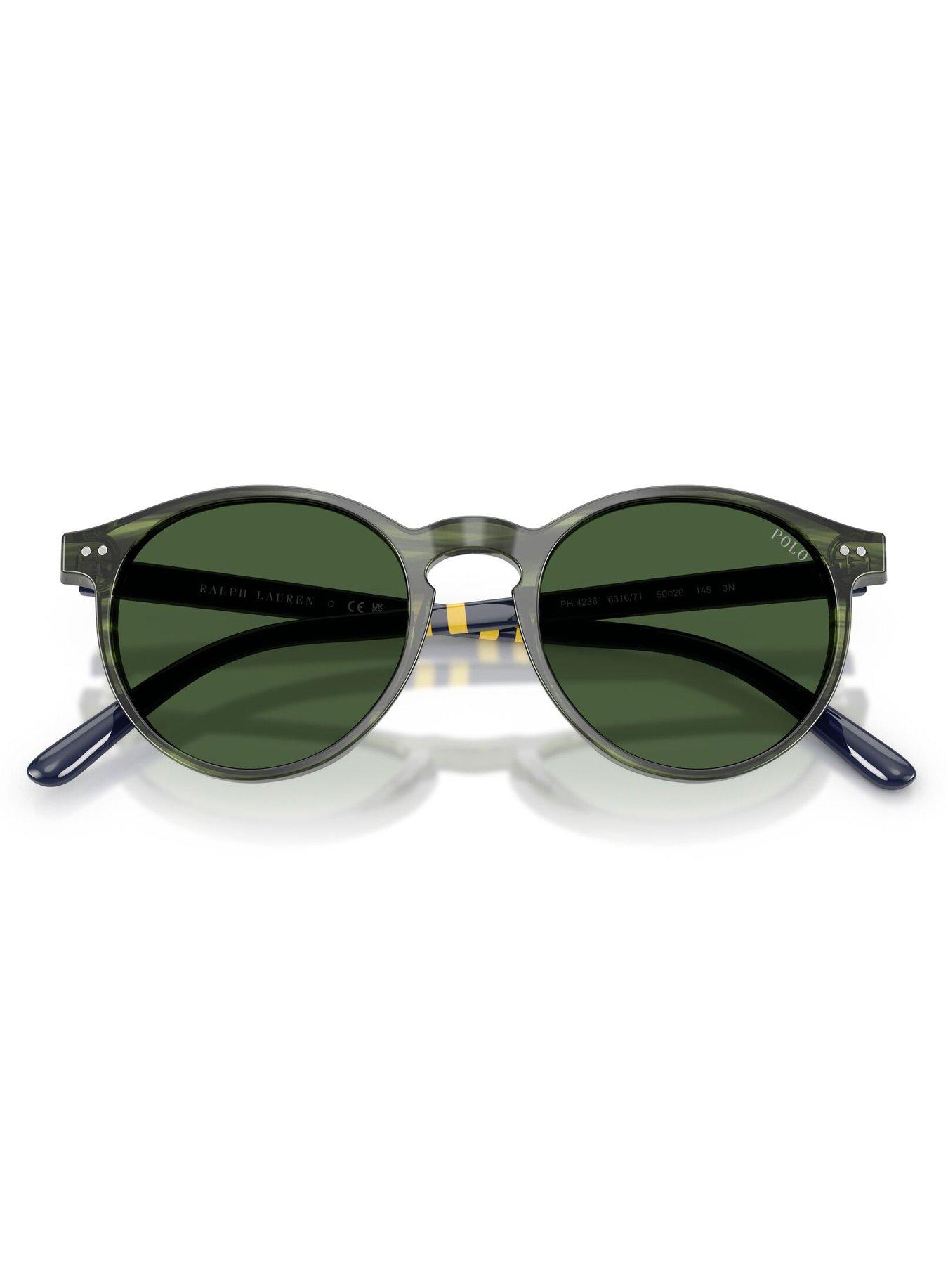 Image 5 of 5 of Polo Ralph Lauren 0Ph4236 Round Sunglasses - Brown